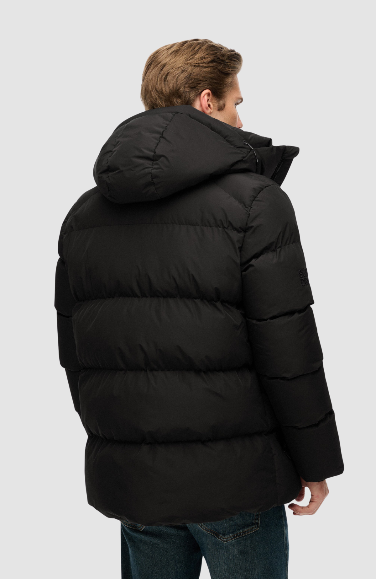 Hooded 5 Baffle Sports Puffer