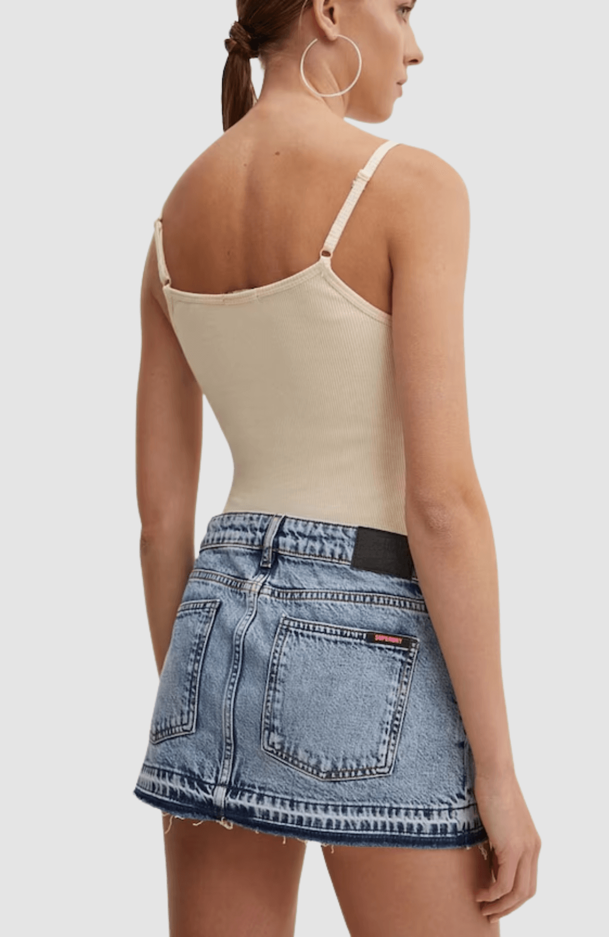 Denim Mini Skirt