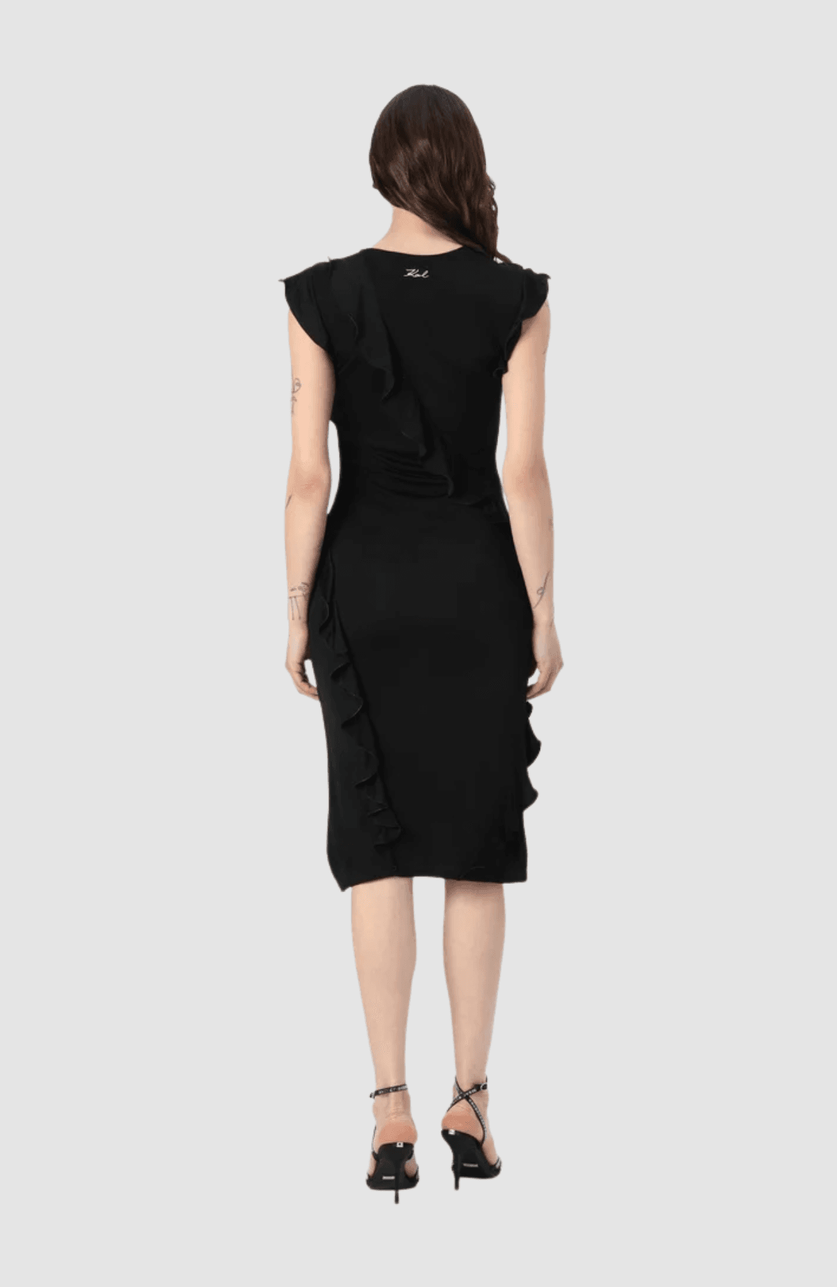 Ruffle Jersey Dress