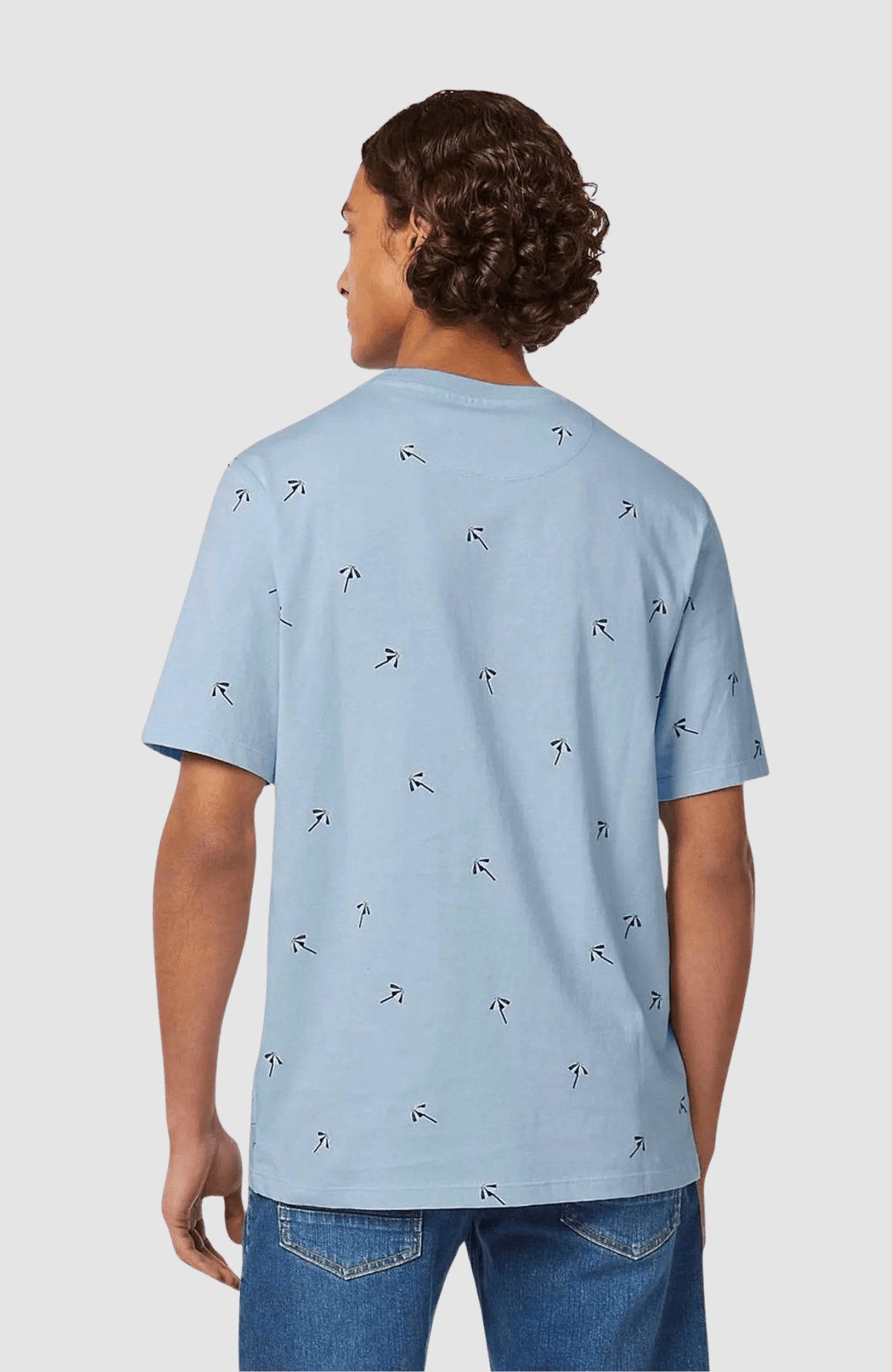 Regular Fit Micro Aop T-Shirt