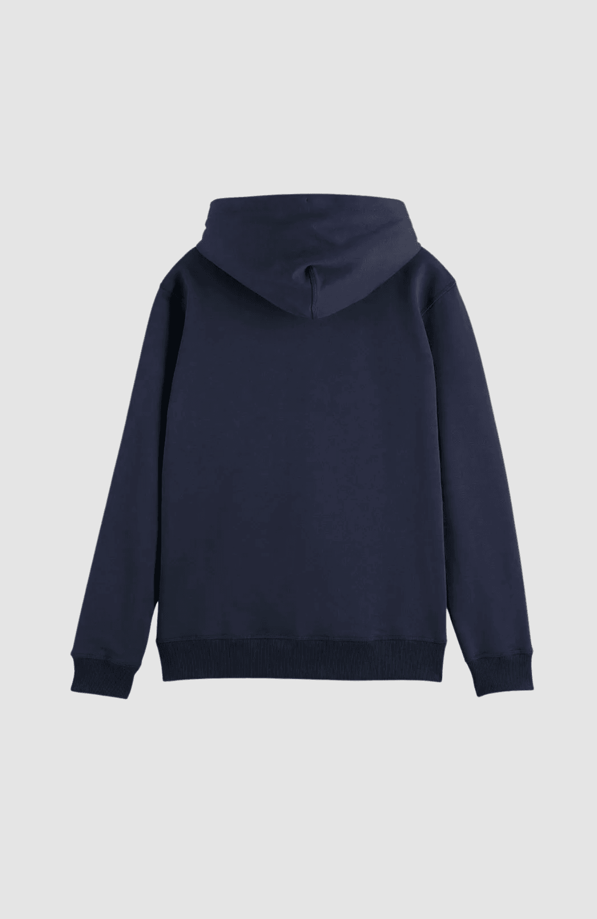 Reverse Terry Zip Through Hoodie