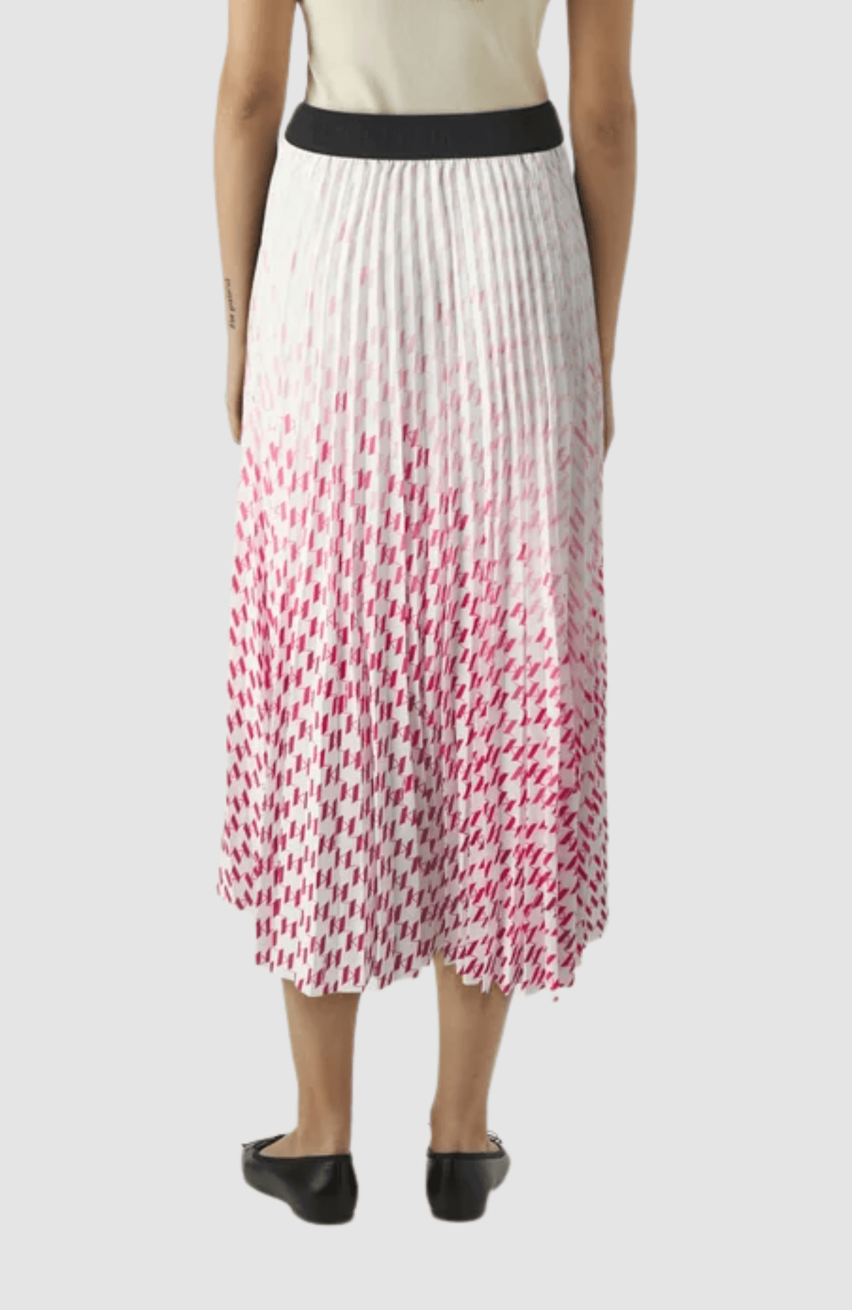 Kl Degrade Pleated Skirt