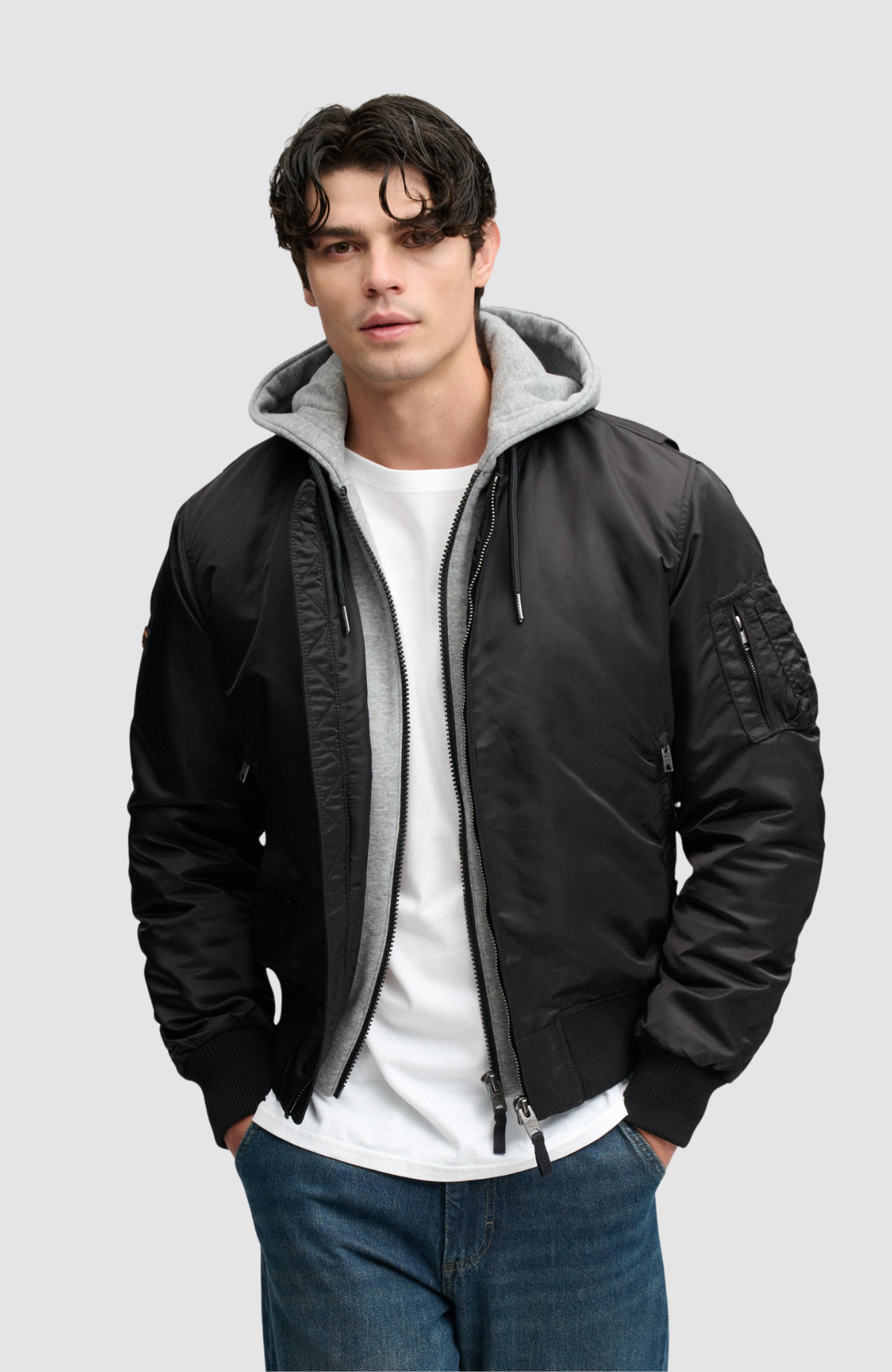 Hooded Ma1 Bomber Jkt