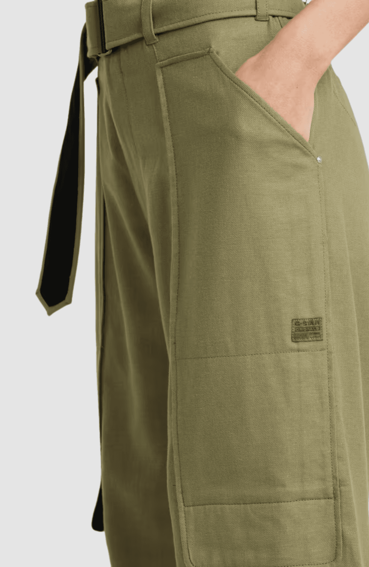 High Paperbag pant wmn