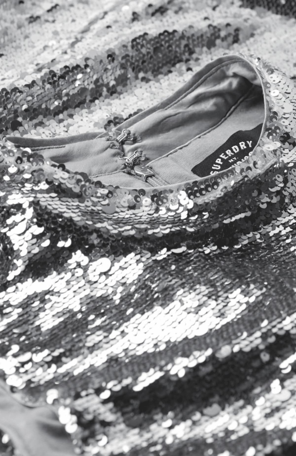 Sequin Mini Shift Dress