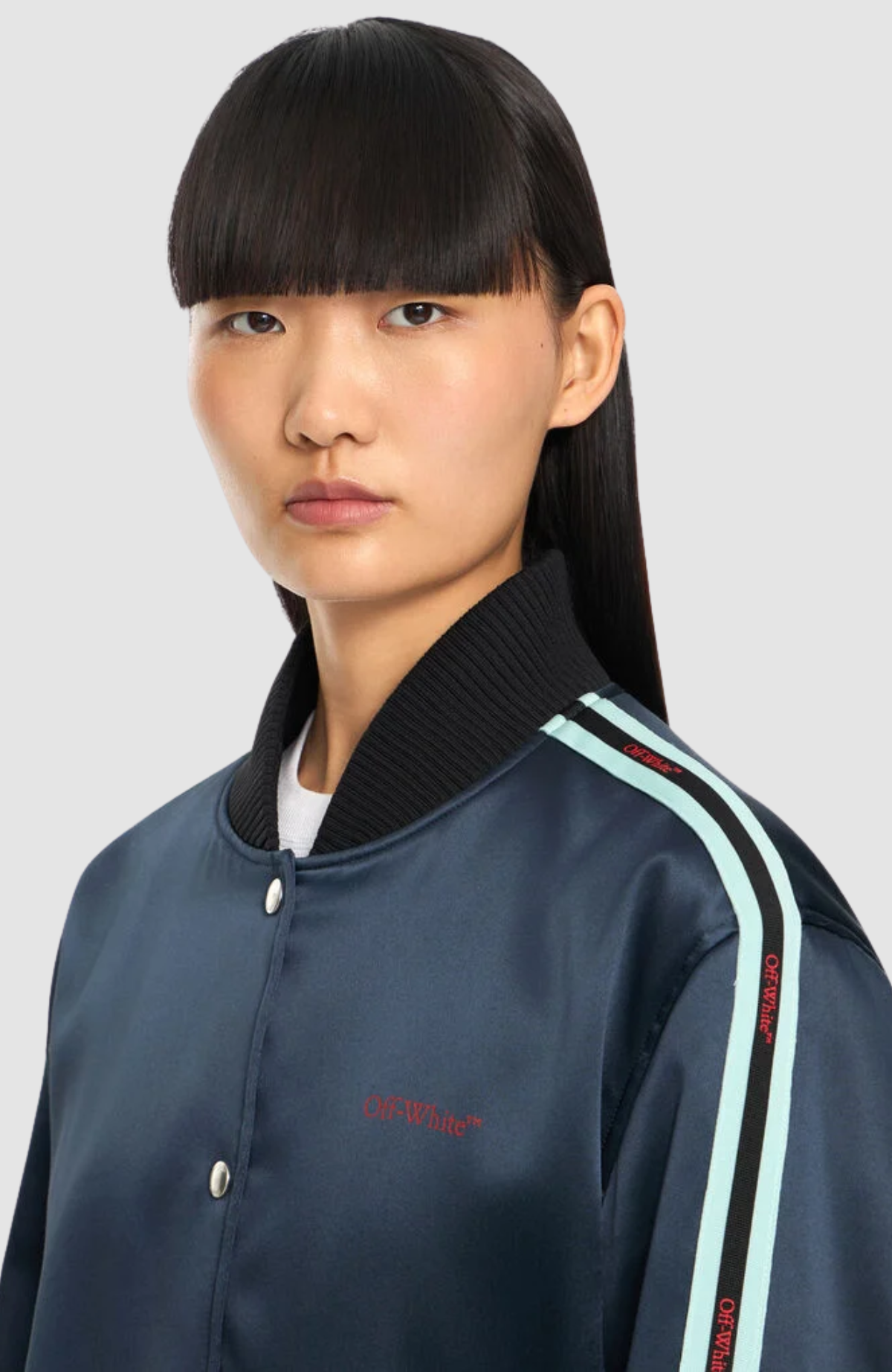 Satin Varsity Night Sky - Haut