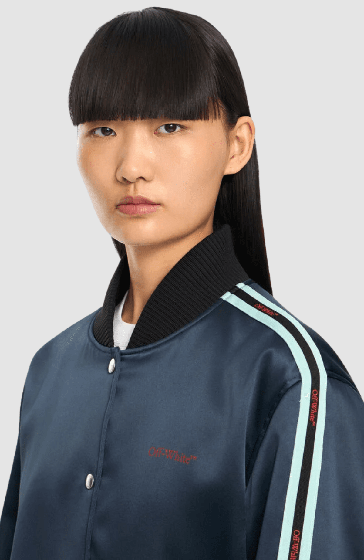 Satin Varsity Night Sky - Haut