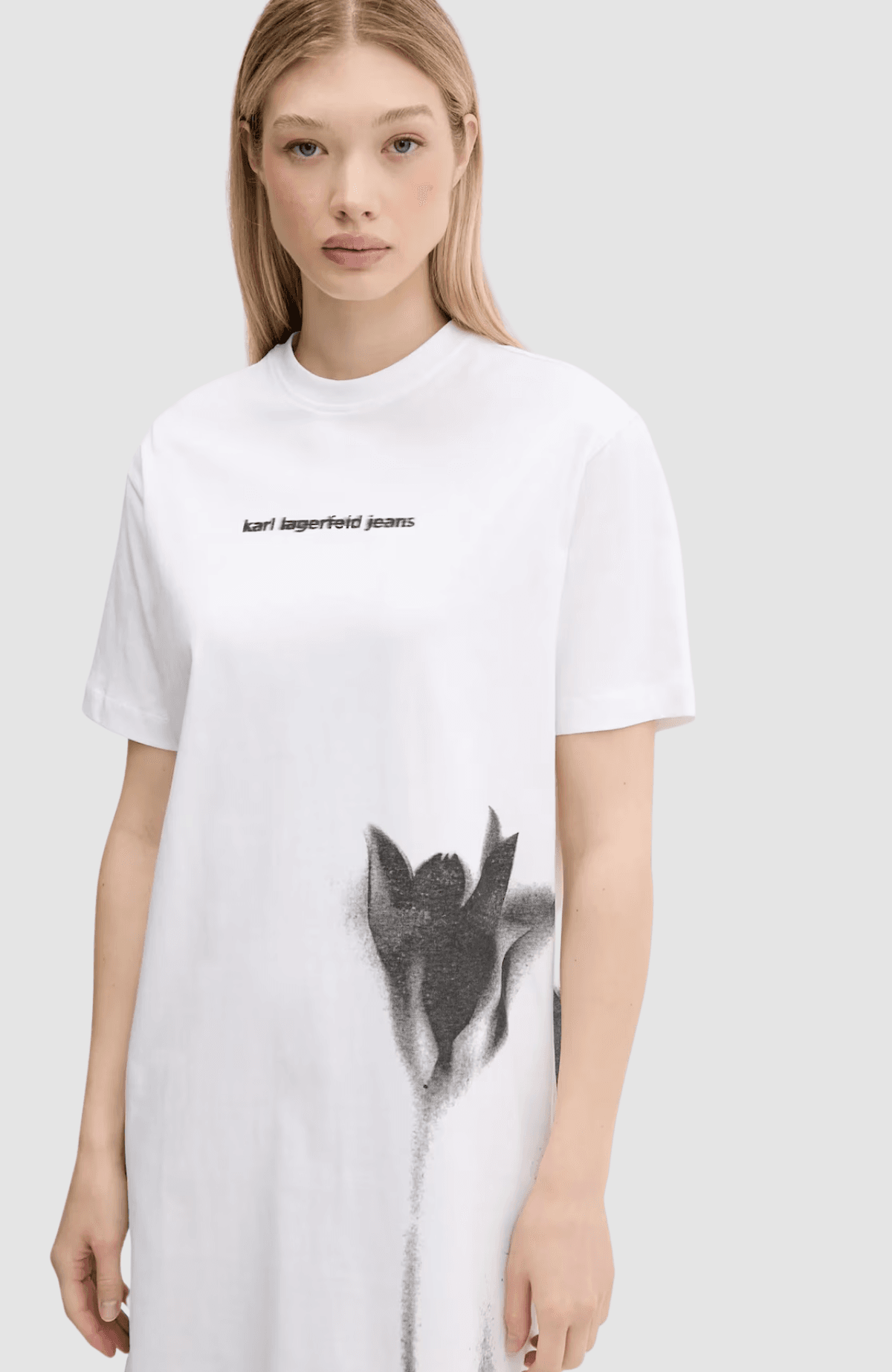 Klj Flower Tee Dress