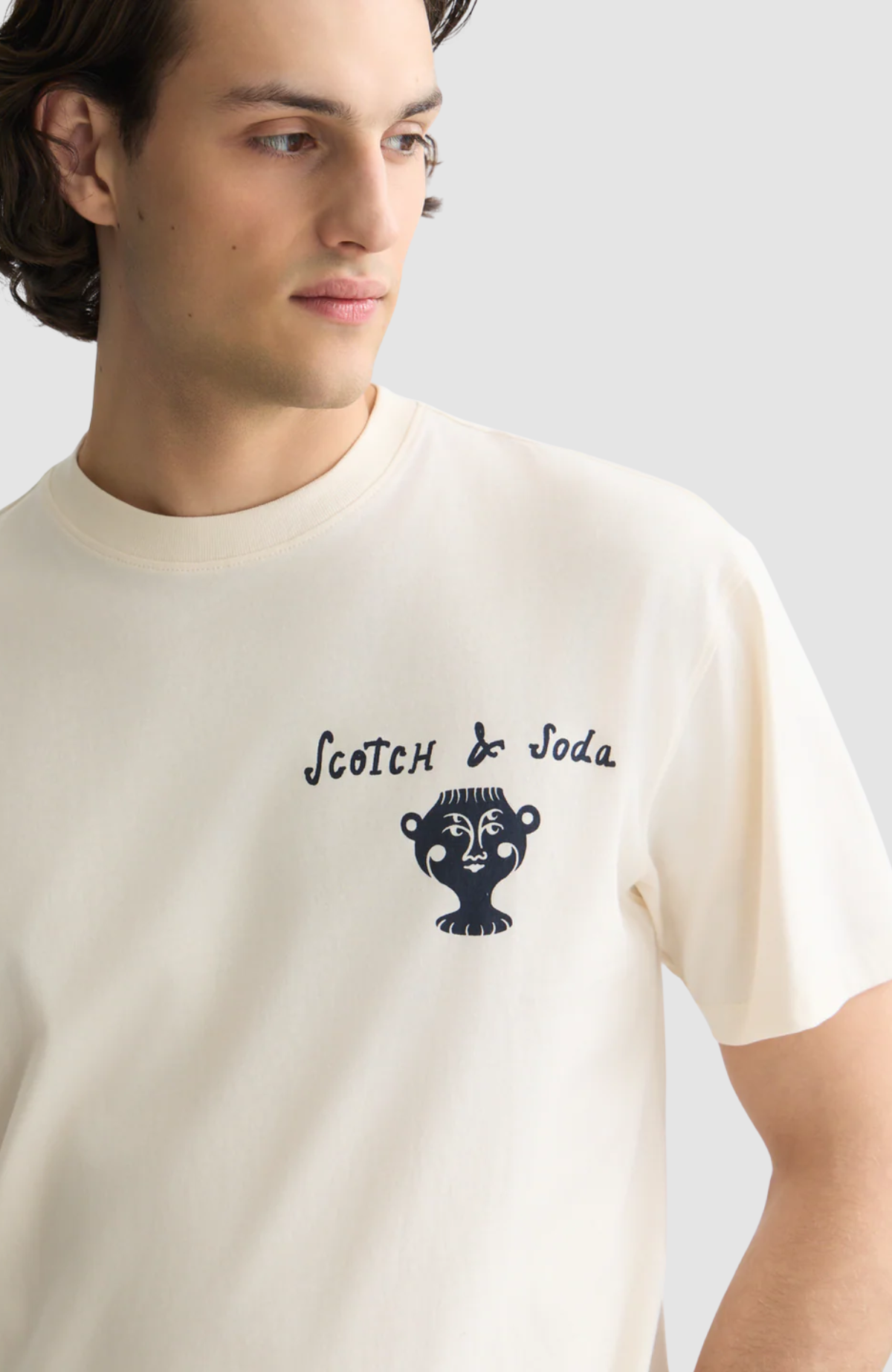 Front And Back Artwork Relaxed-Fit T-Shirt