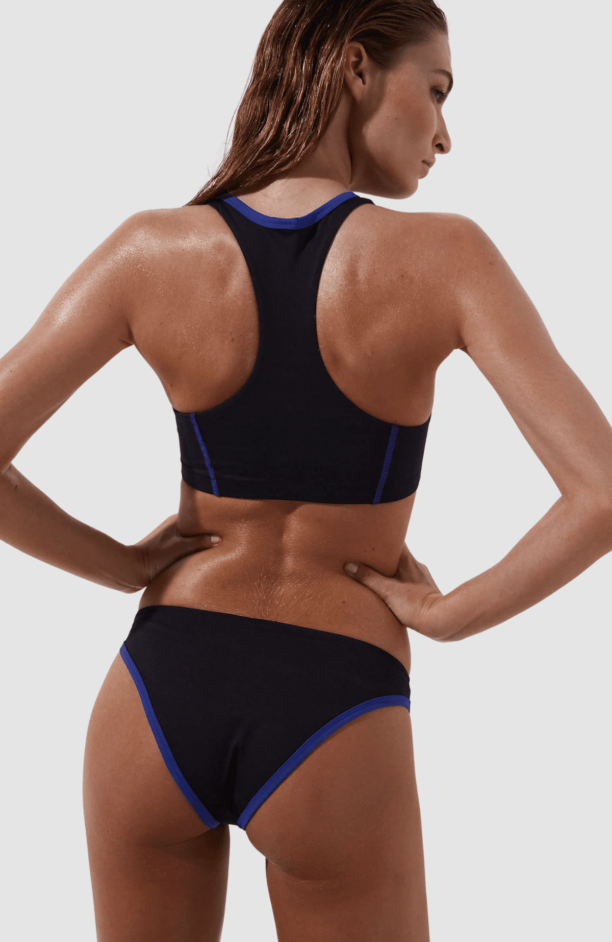 Sporty Logo Top W/ Zipper