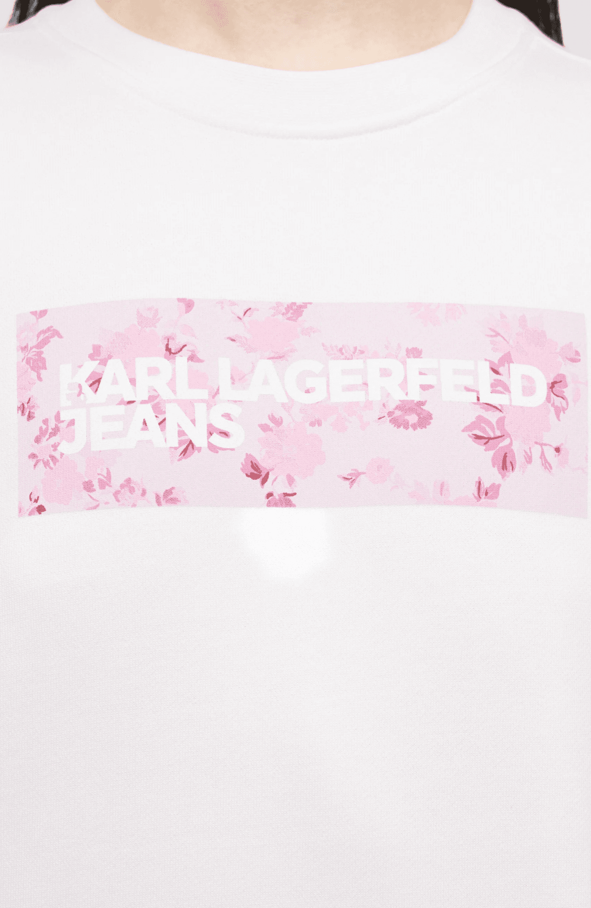 KLJ Reg  Floral Logo Sweat