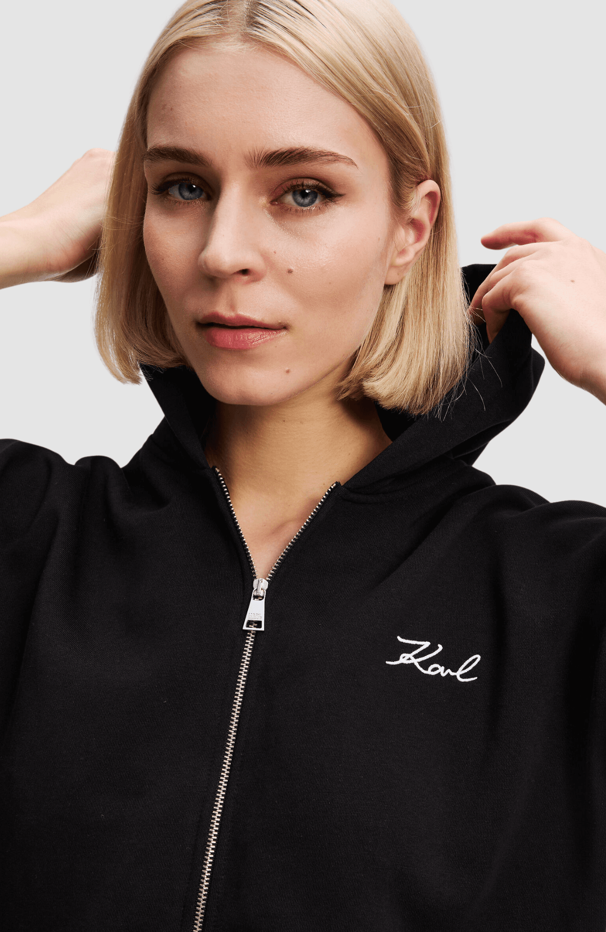 Hem Signature Zip Up Hoodie