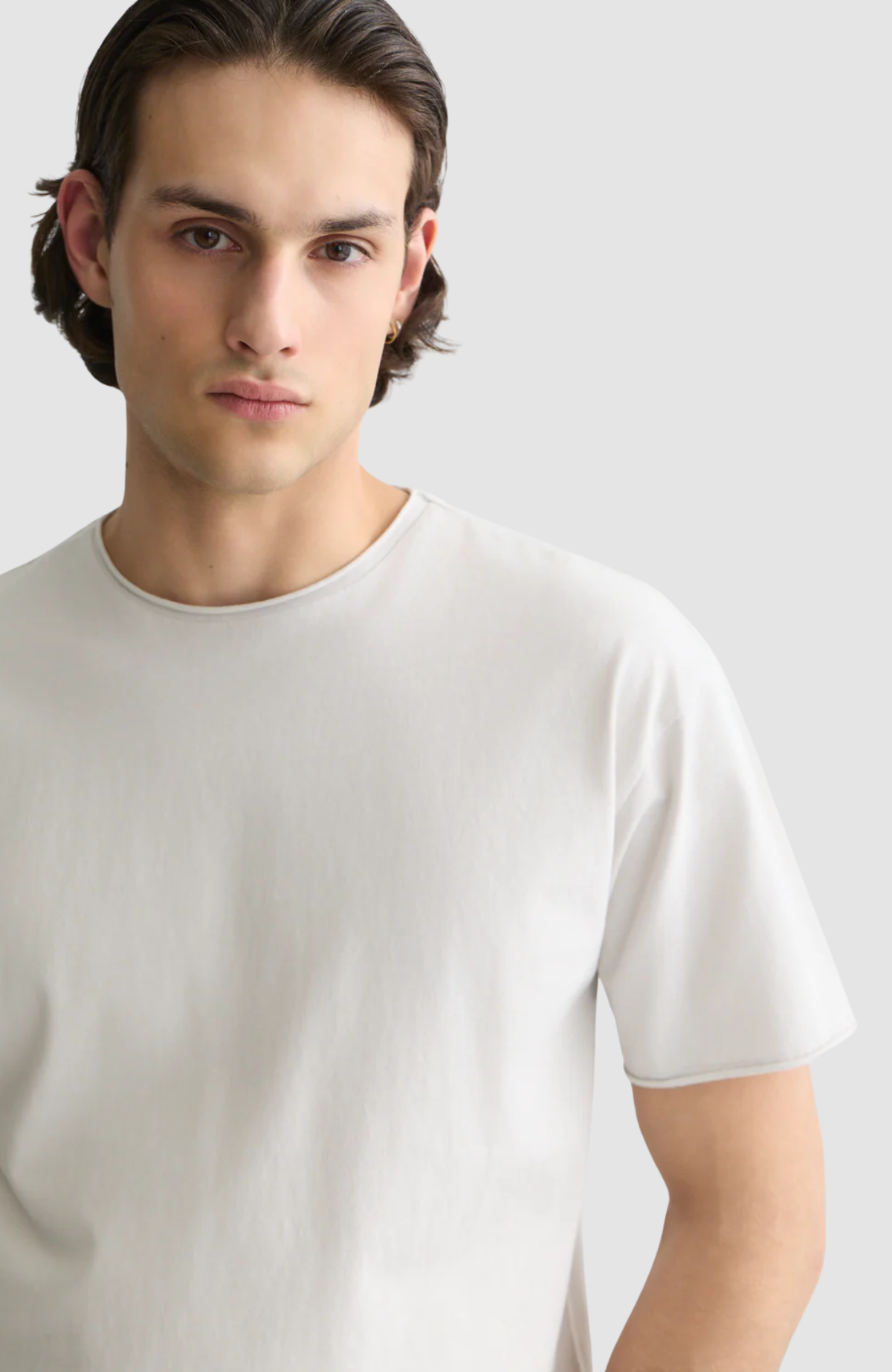 Seasonal Core Raw-Edged Garment-Dyed Relaxed-Fit T-Shirt