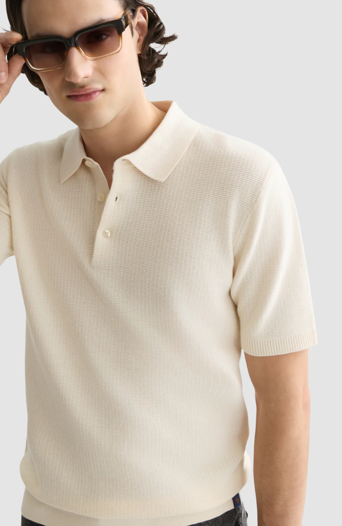 Seasonal Core Structured Knitted Regular-Fit Polo