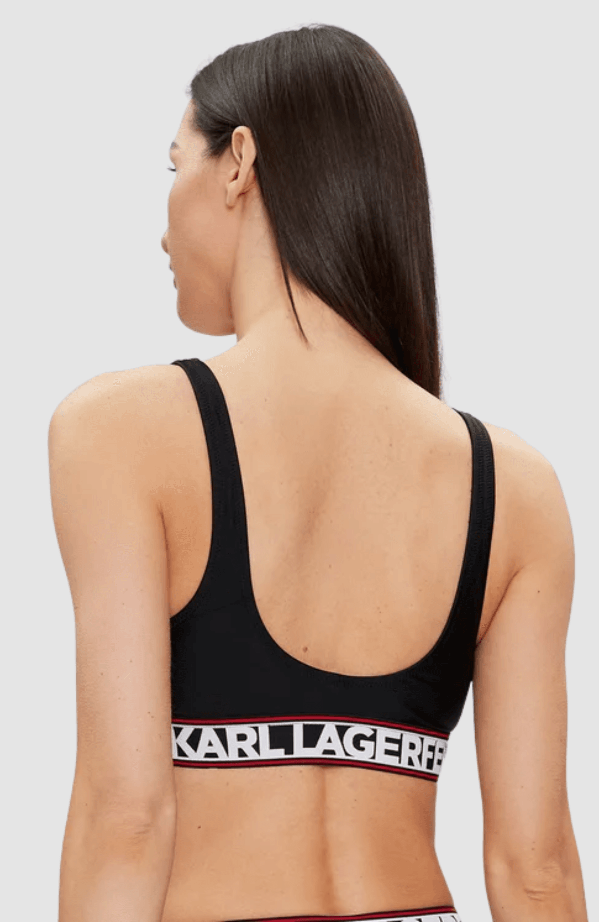 Elongated Logo Bikini Top