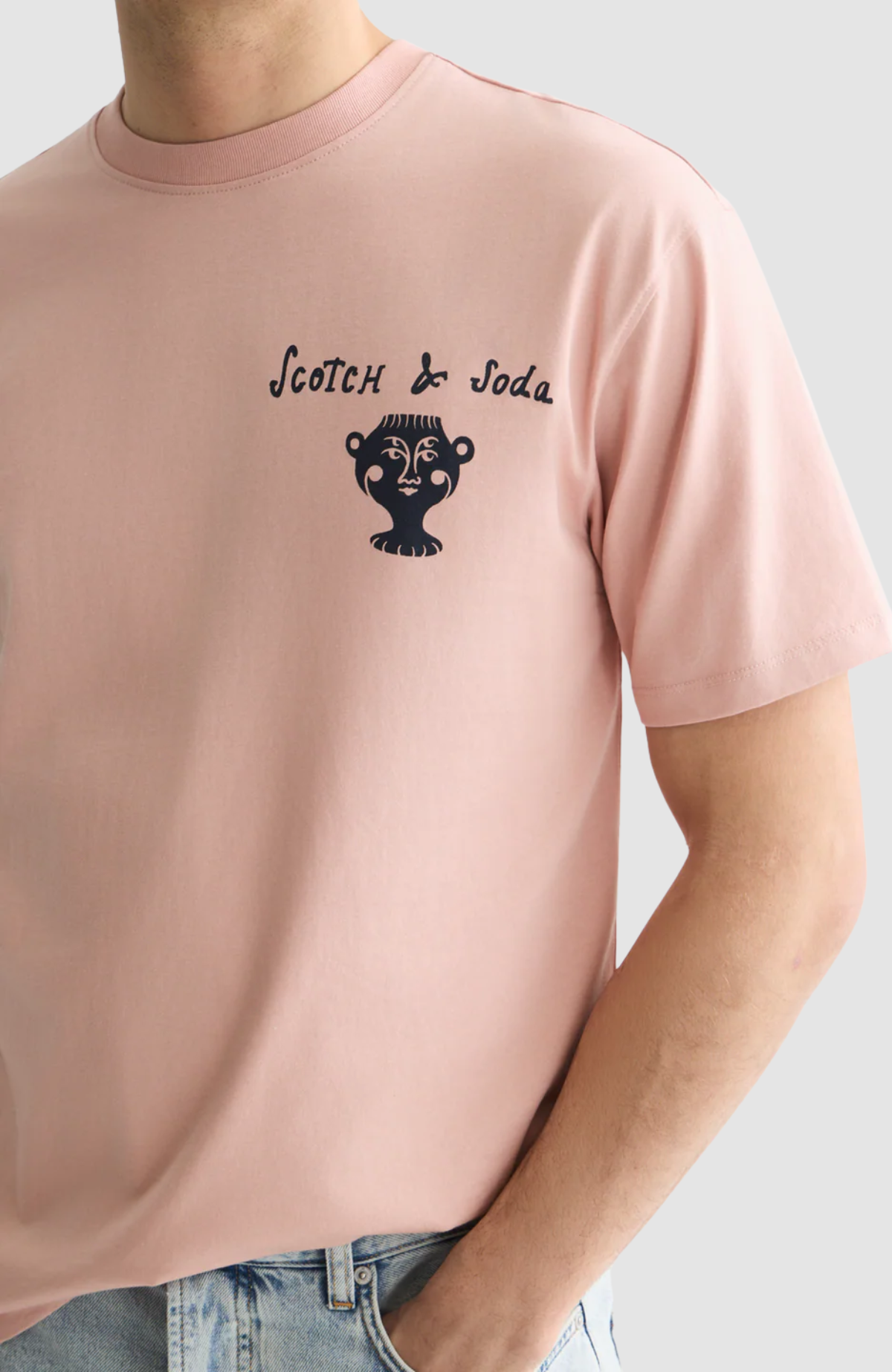 Front And Back Artwork Relaxed-Fit T-Shirt