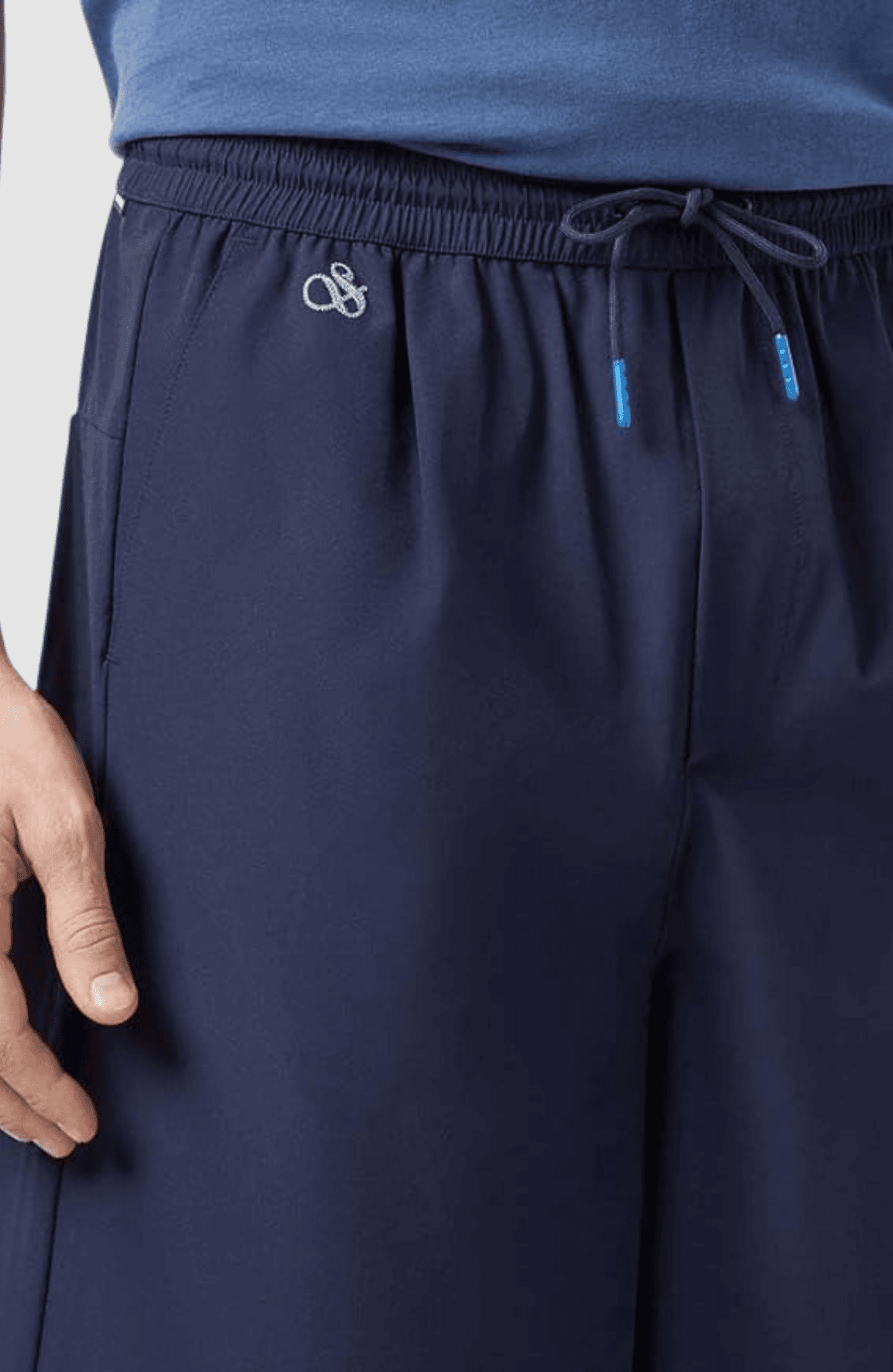 Stretch Nylon-Blend Loose Fit Bermuda Short