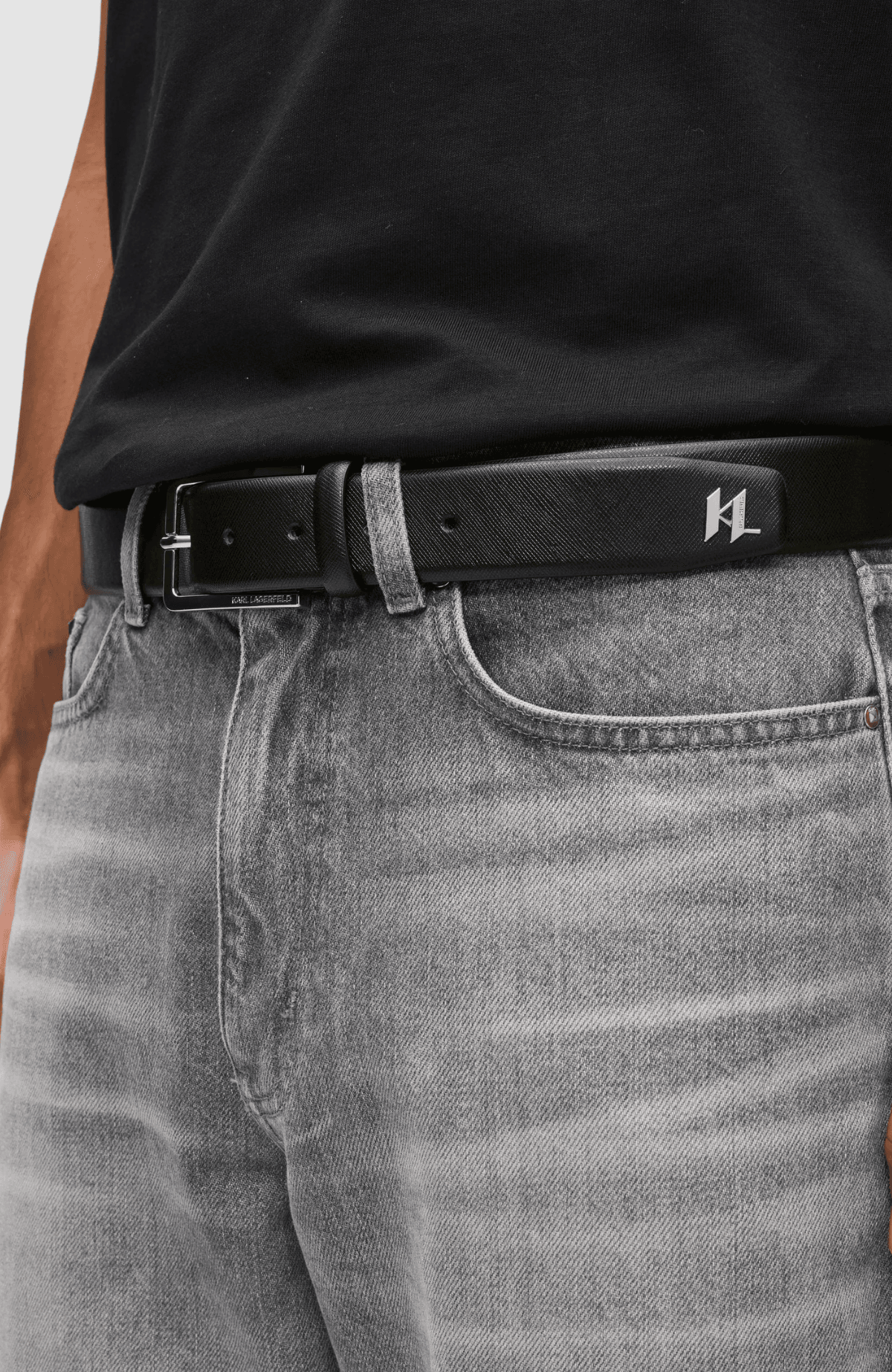K/Monogram Leather Belt