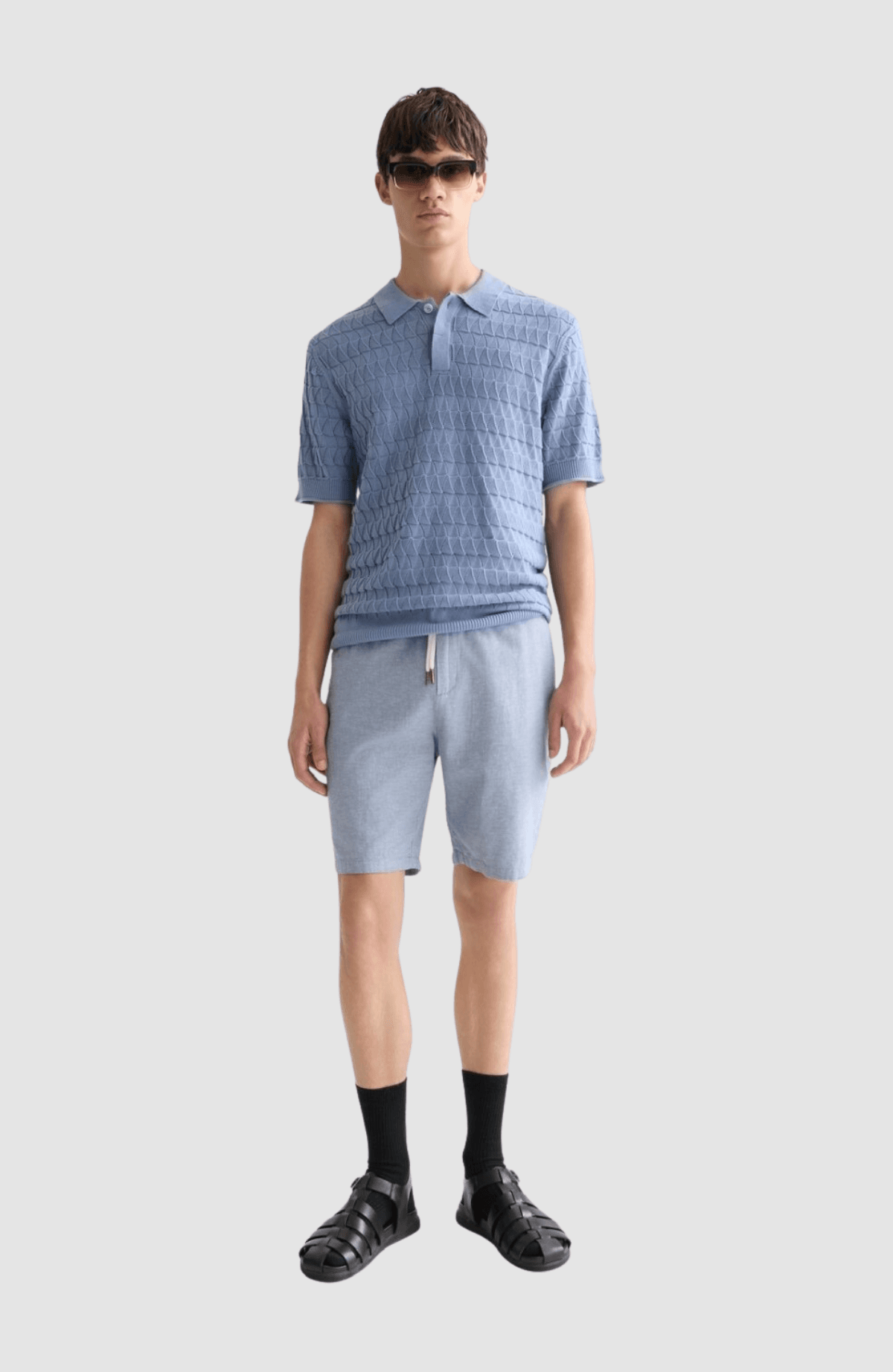 Seasonal core Fave cotton linen regularfit chino shorts