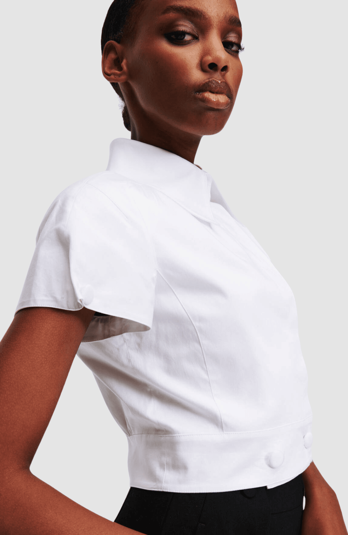 Archive Sslv Cropped Shirt