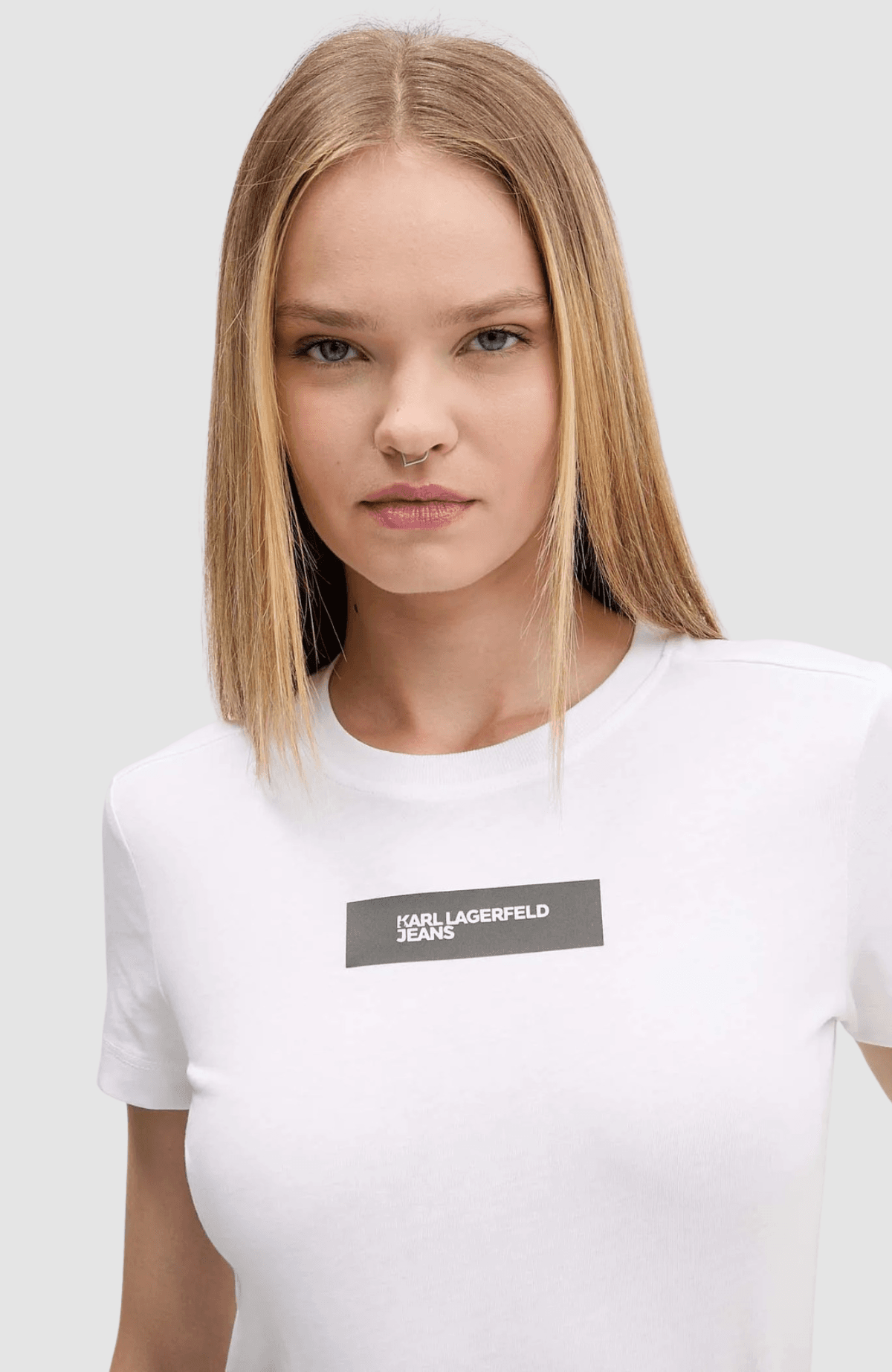 Klj Slim Reflective Logo Tee