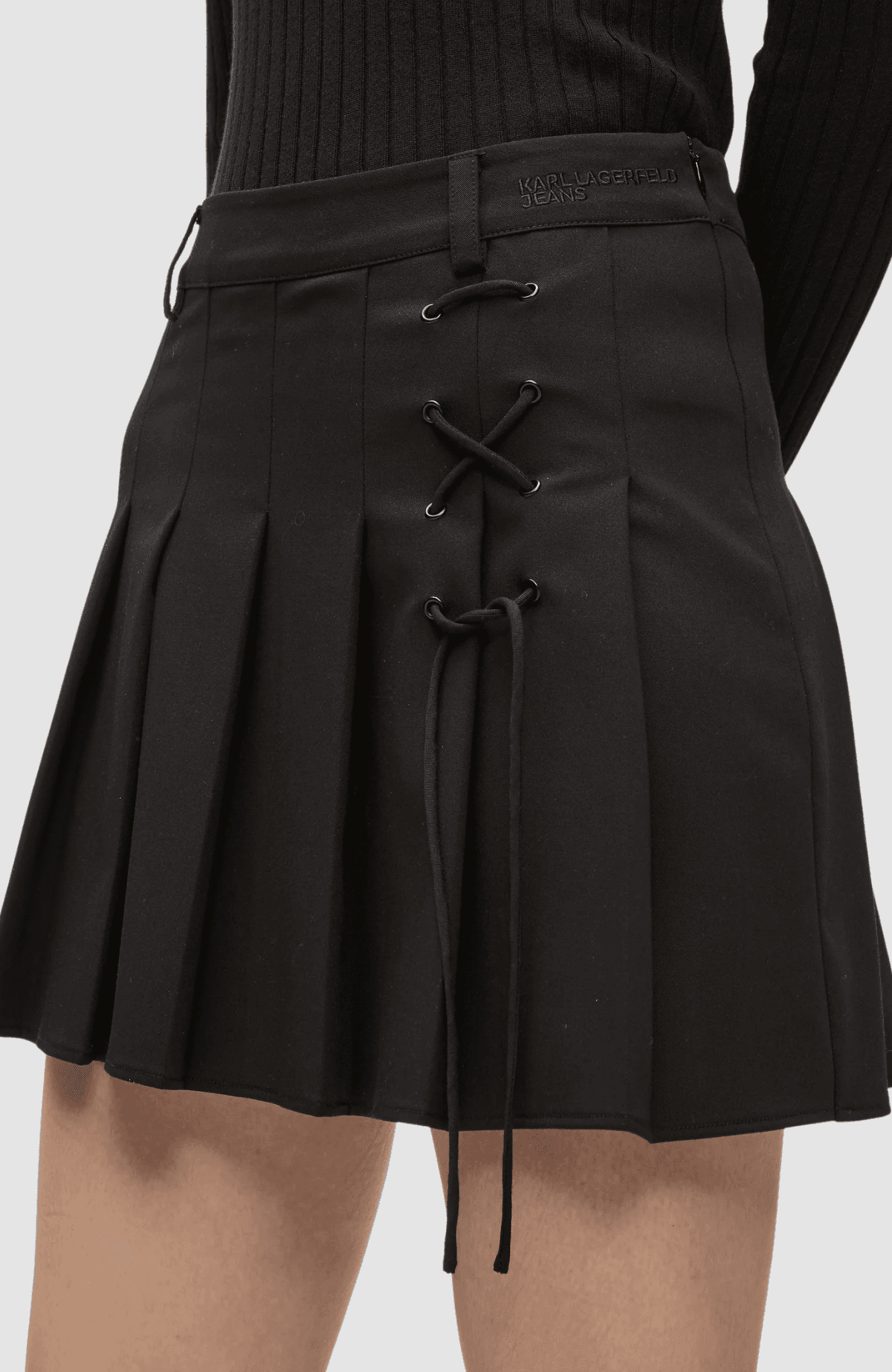 KLJ Pleated Mini Skirt