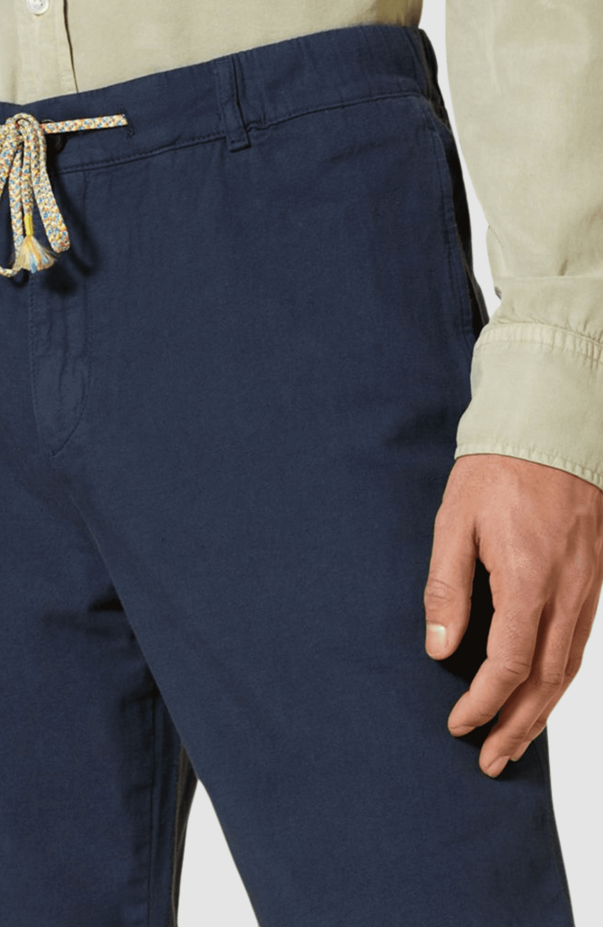 THE DRIFT- garment-dyed cotton linen JOGGER