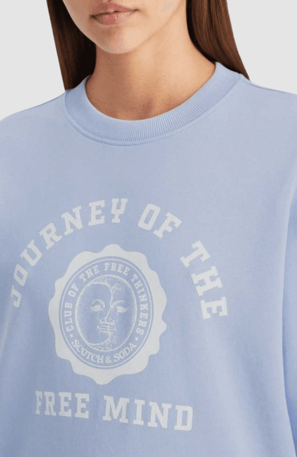 Chest artwork regular fit sweatshirt