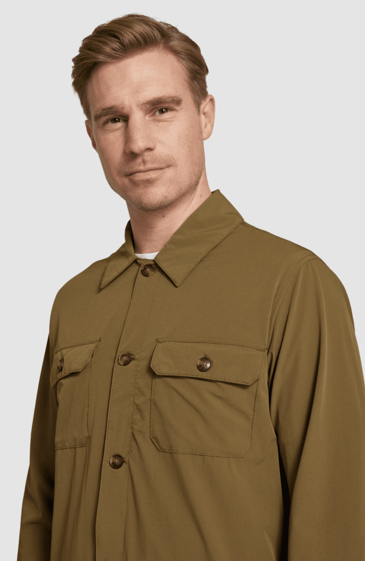 Nylon Blend Overshirt