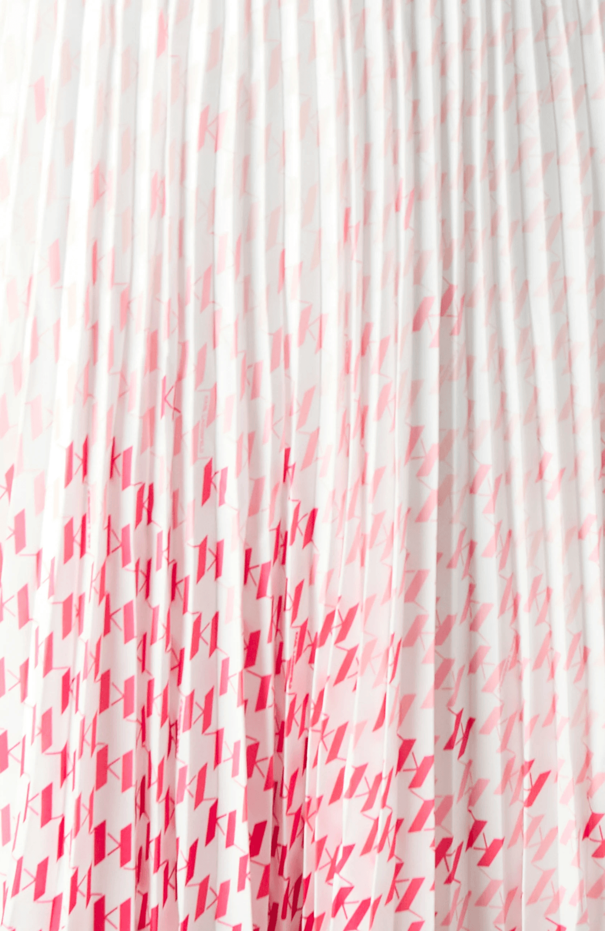 Kl Degrade Pleated Skirt