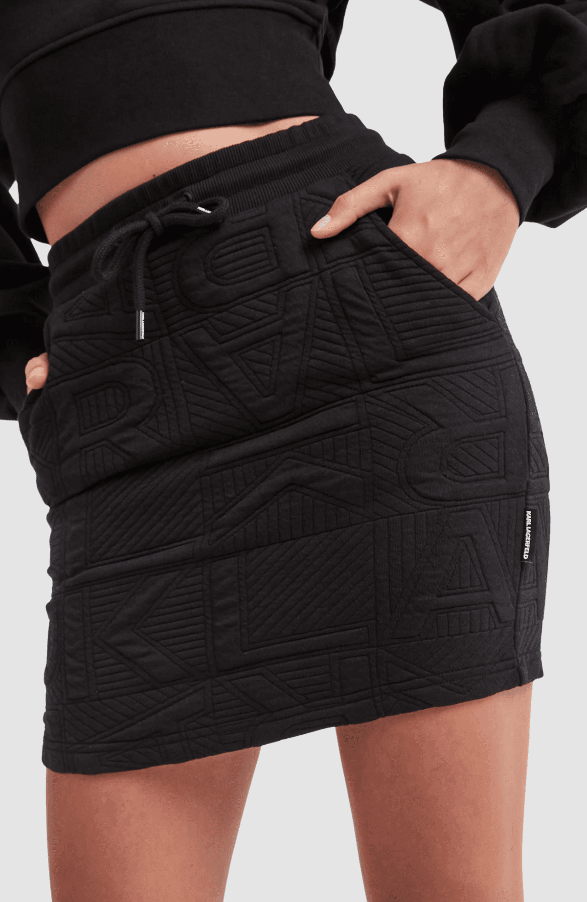 Quilted Athleisure Skirt