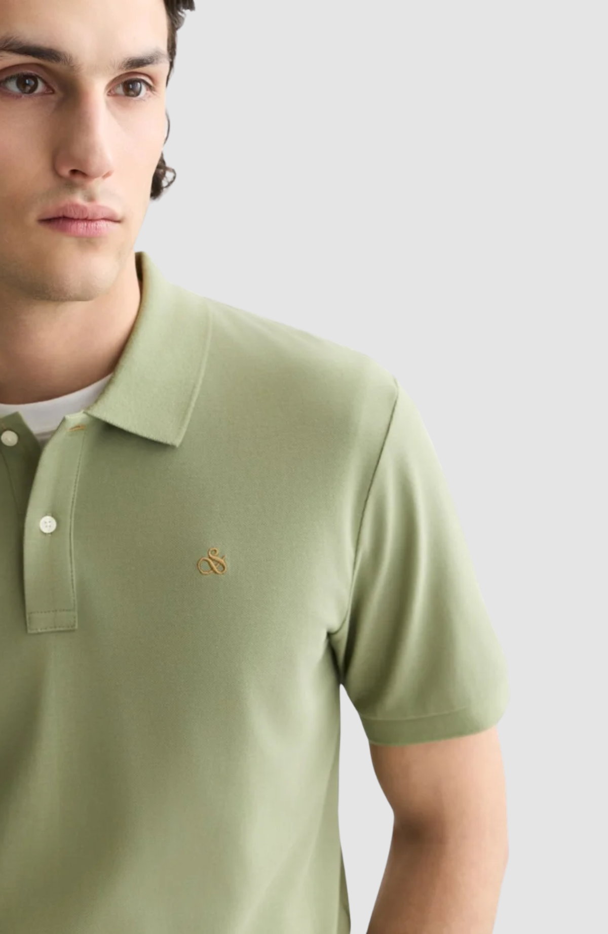 Seasonal Core Pique Chest Logo Regular-Fit Polo