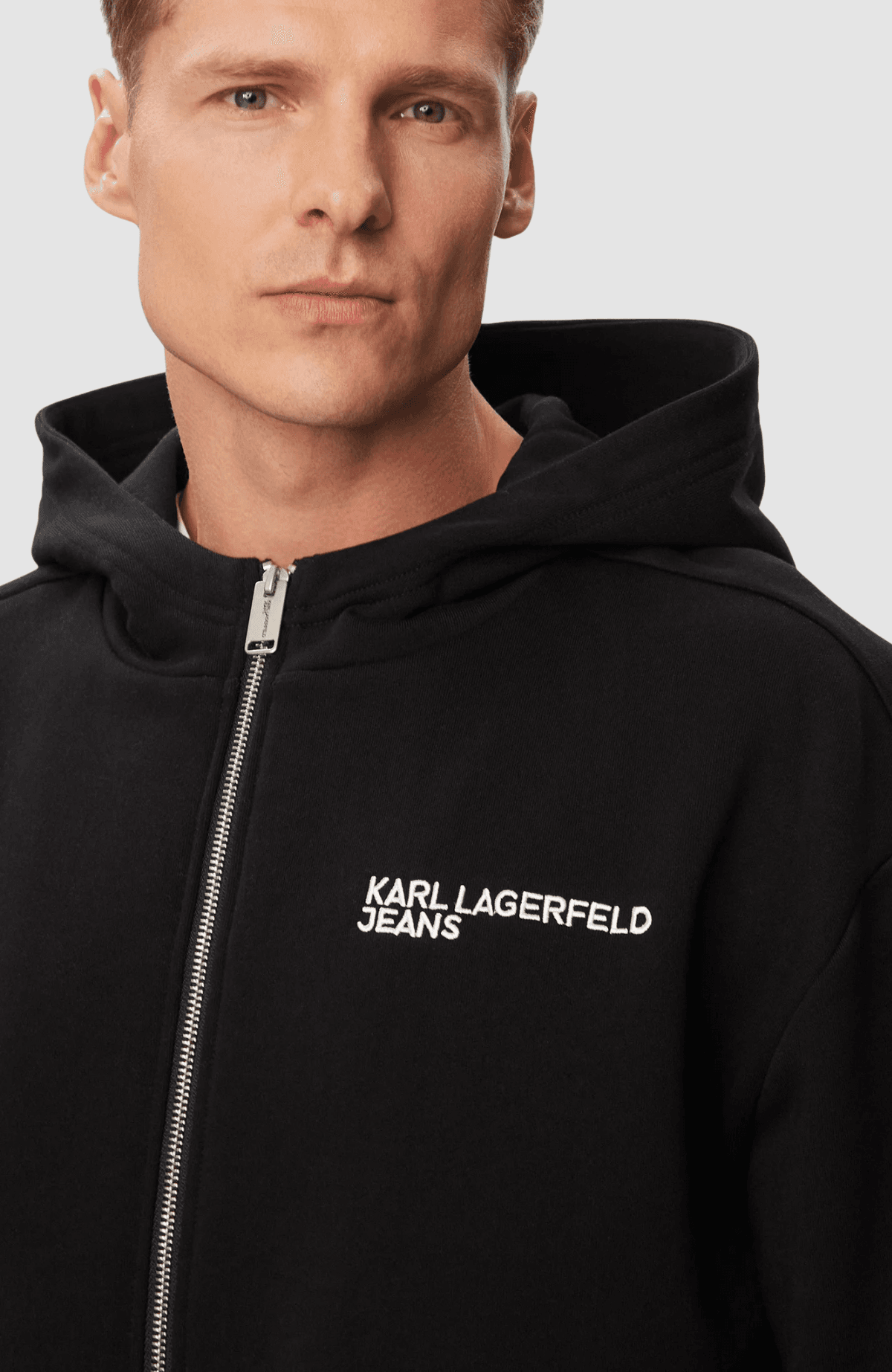 Klj Relaxed Zip-Up Hoodie