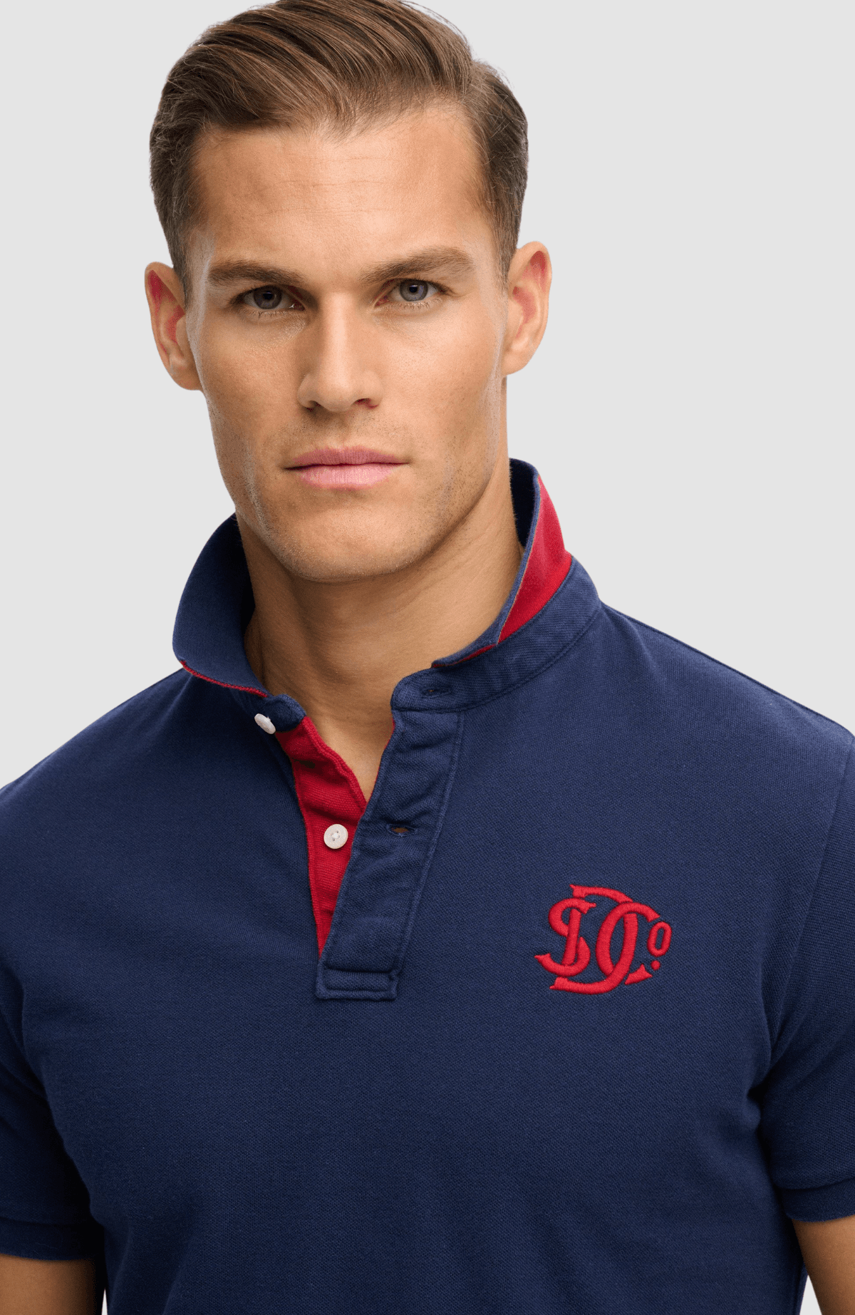 Pique Monogram Polo