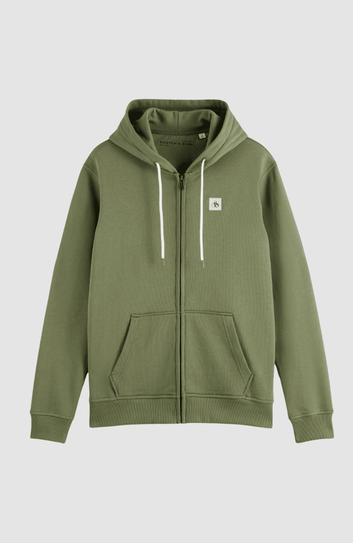Essential Logo Badge Zip-Through Hoodie