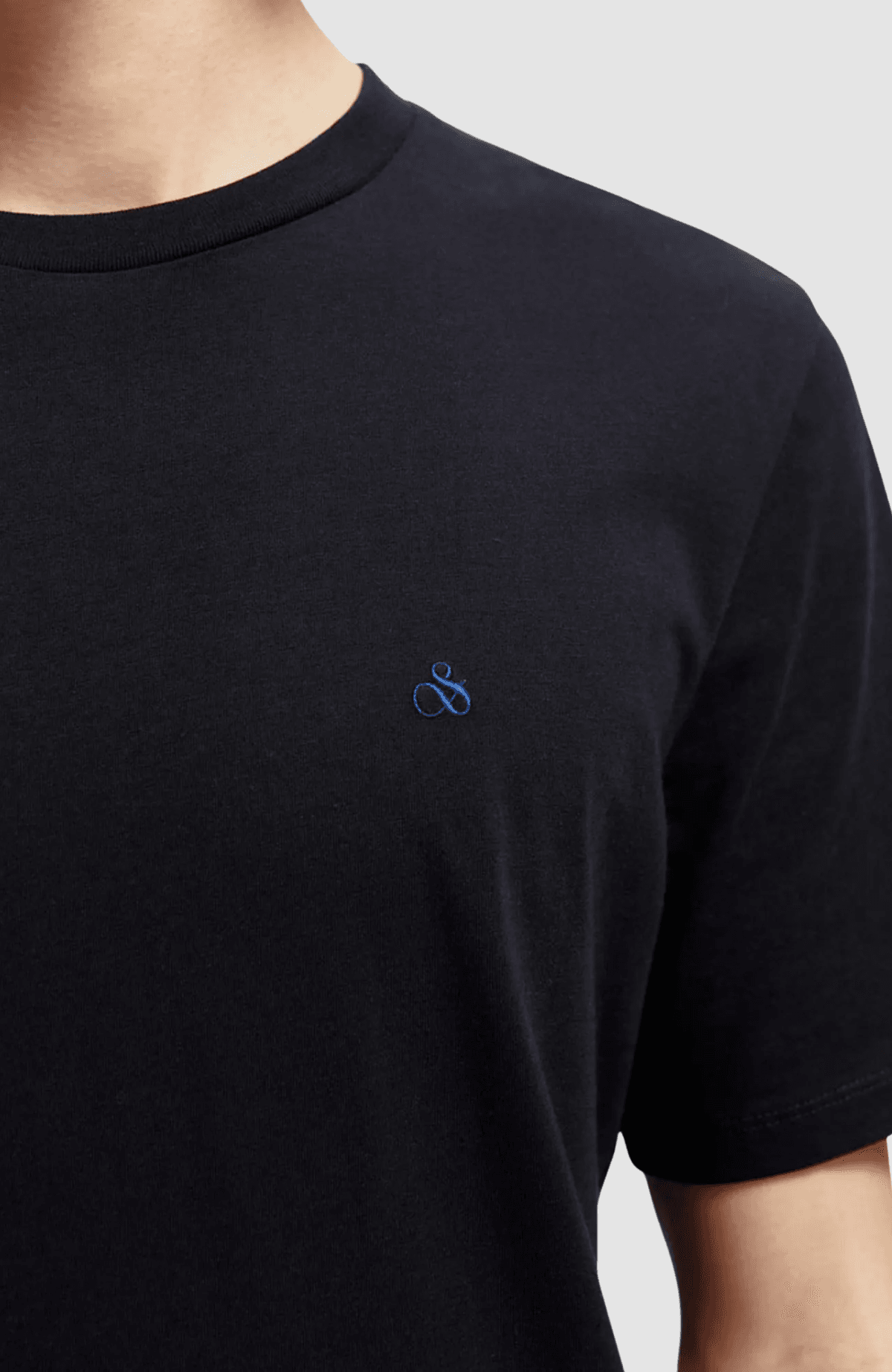 Essentials - Crewneck Jersey T-Shirt In Organic Cotton