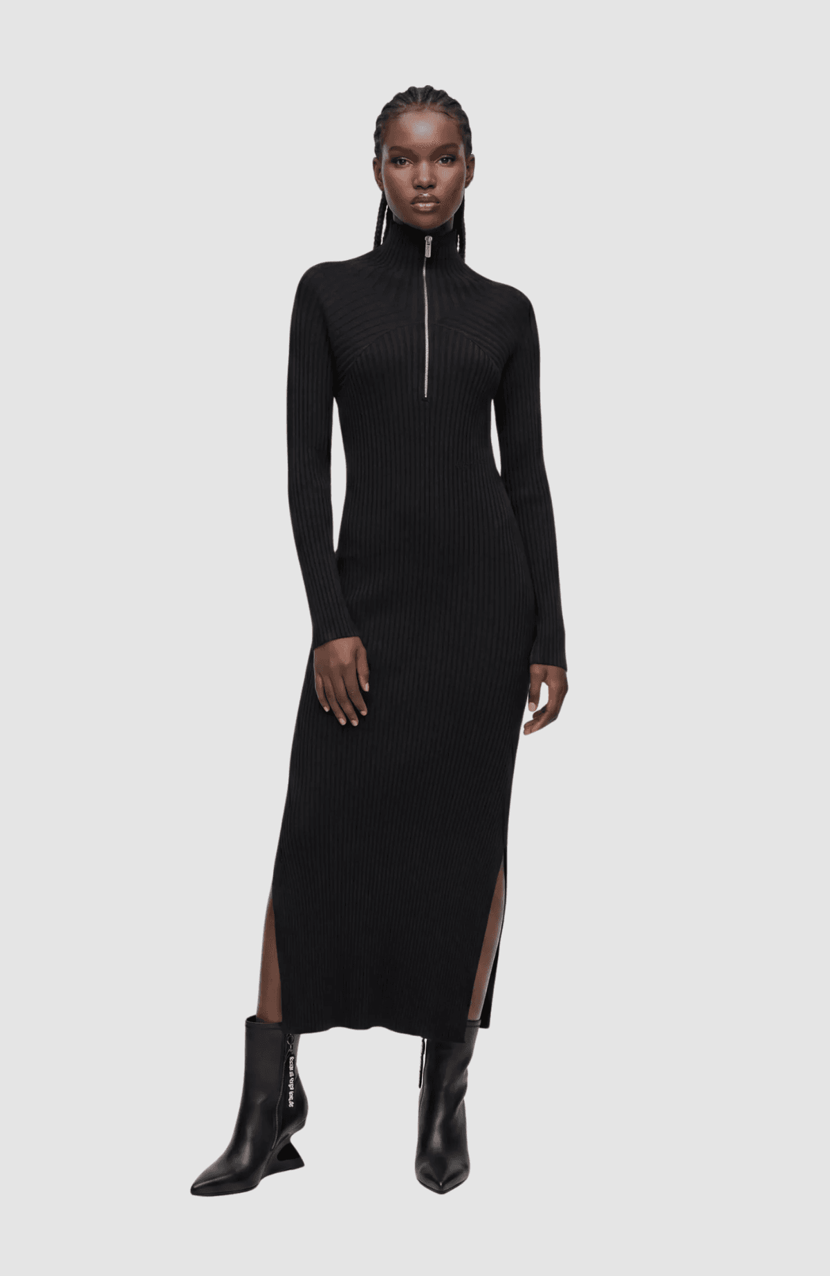 KLJ Zip Knit Dress