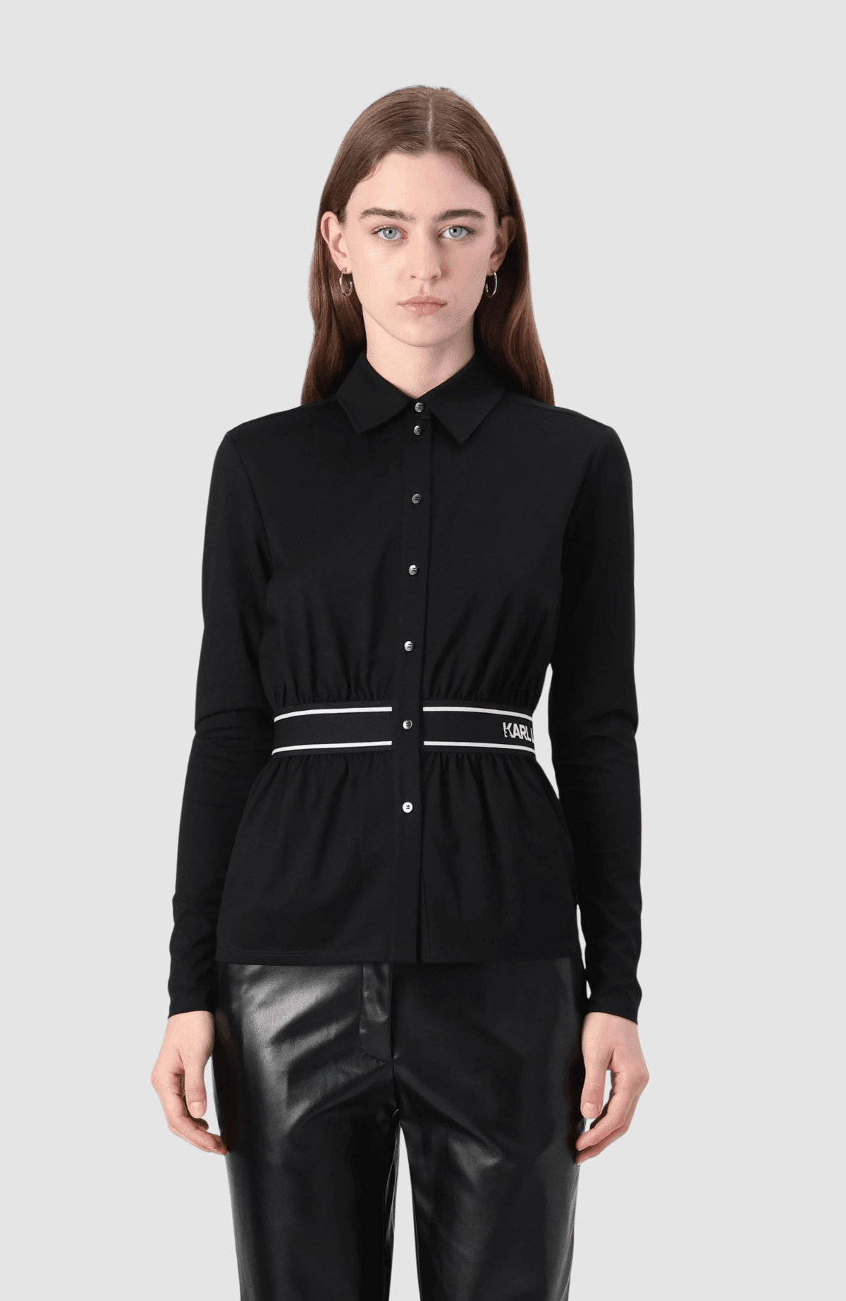 Jersey Logo Button Down