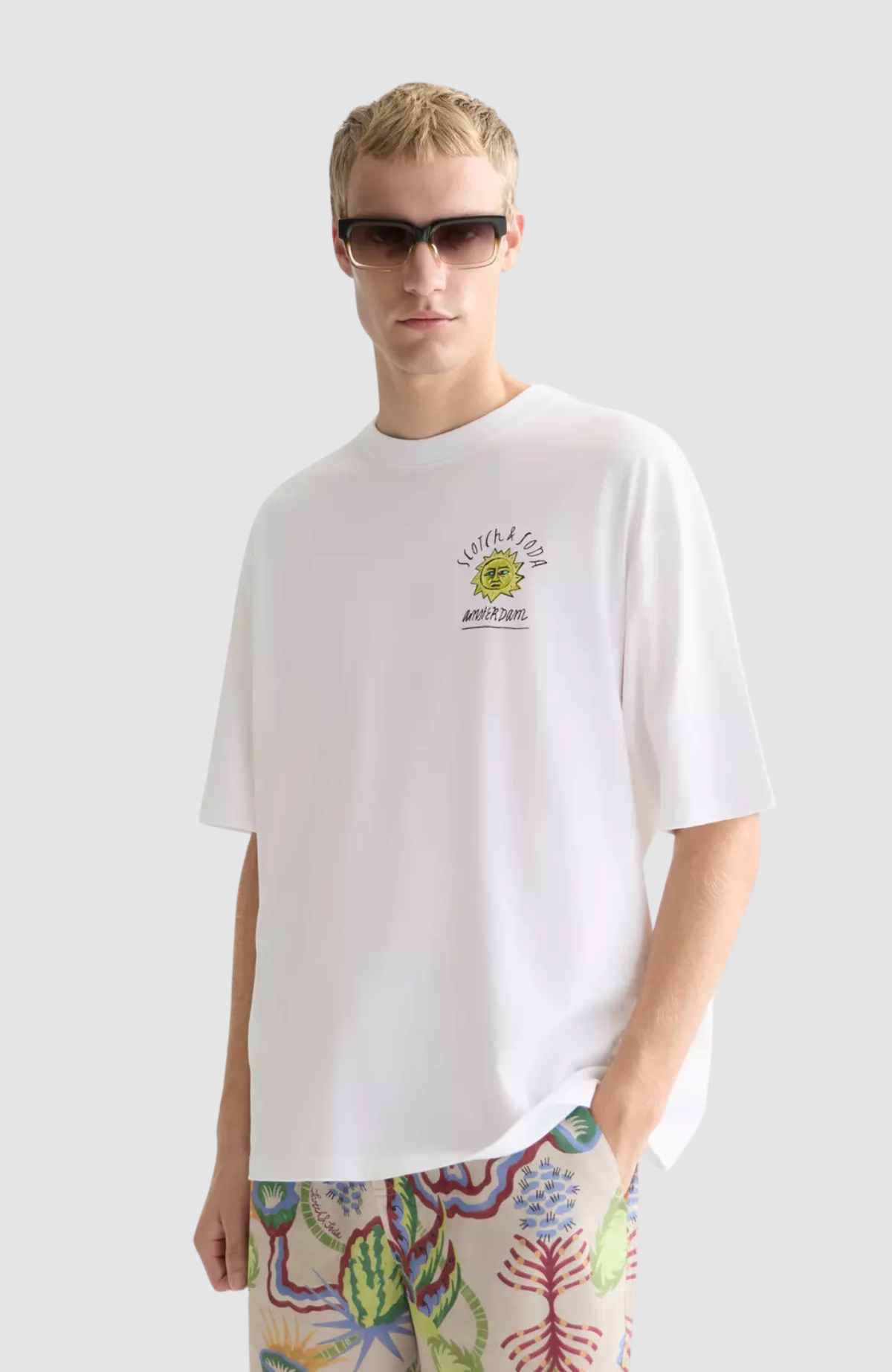Front and back artwork loosefit Tshirt
