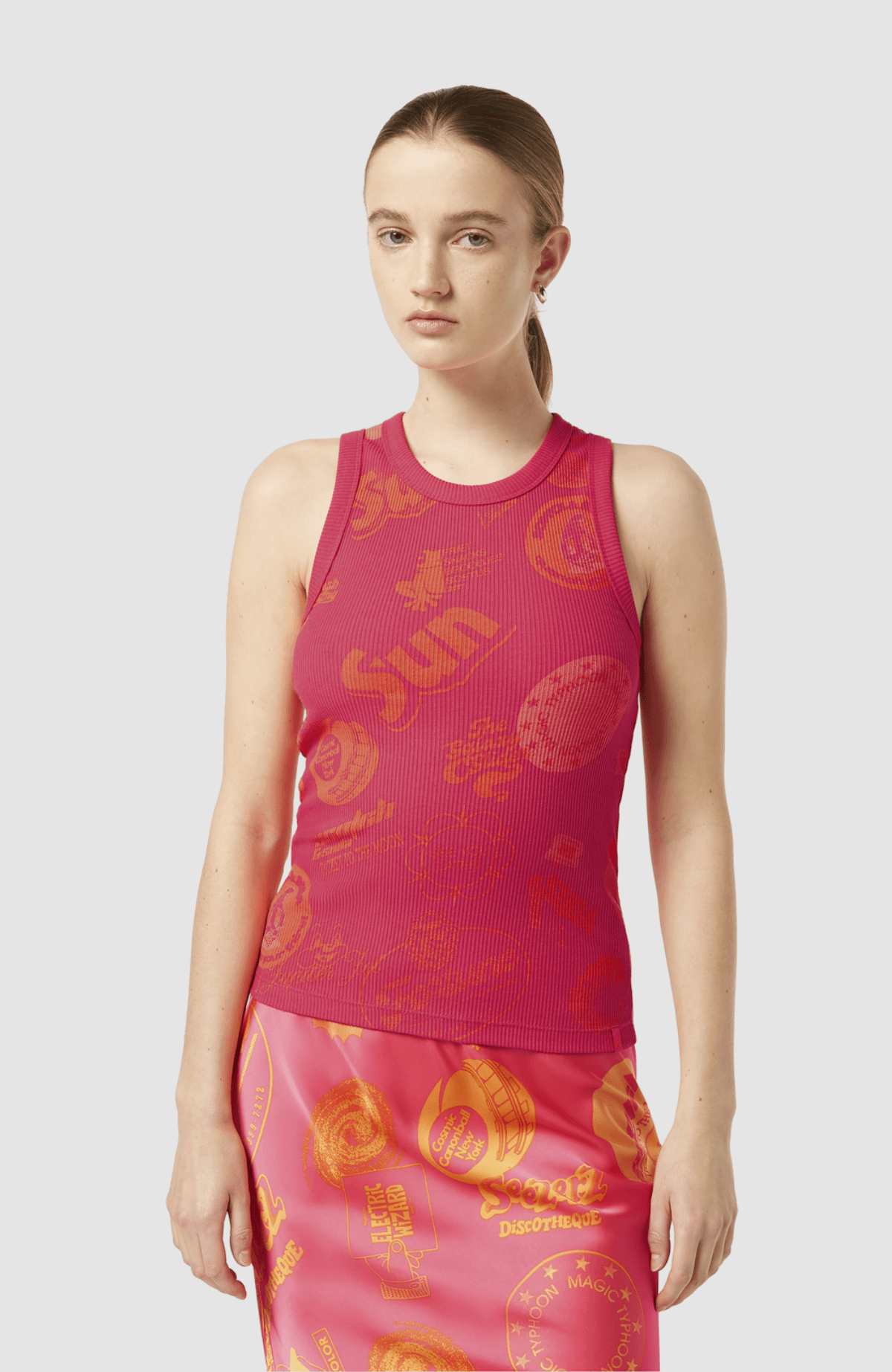 All over printed rib tank