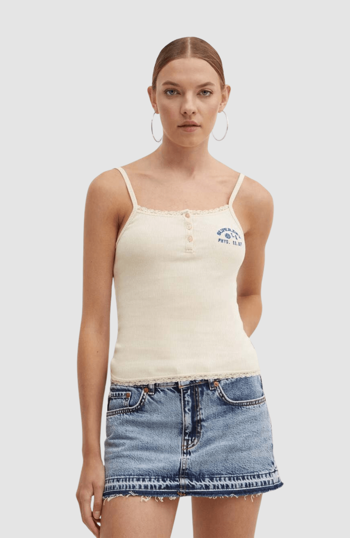 Denim Mini Skirt