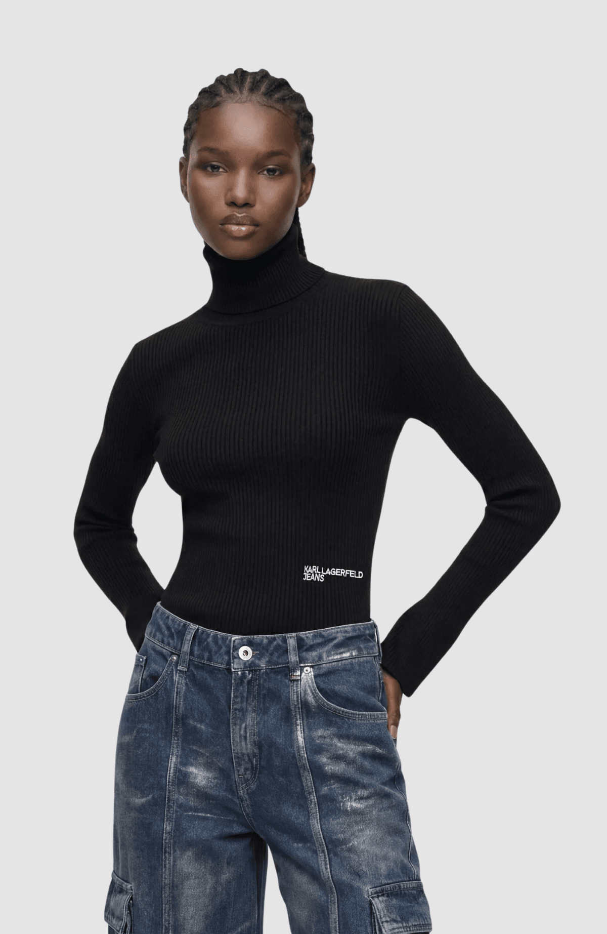 KLJ Knit Lightweight Rollneck
