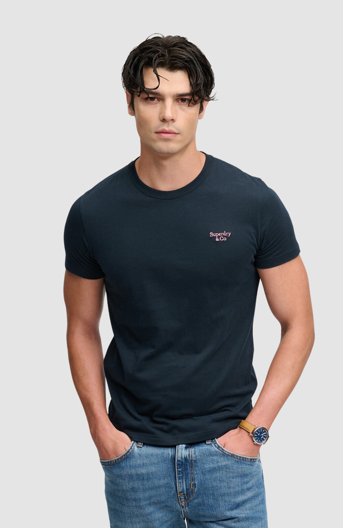 Essential Serif Logo Emb Tee
