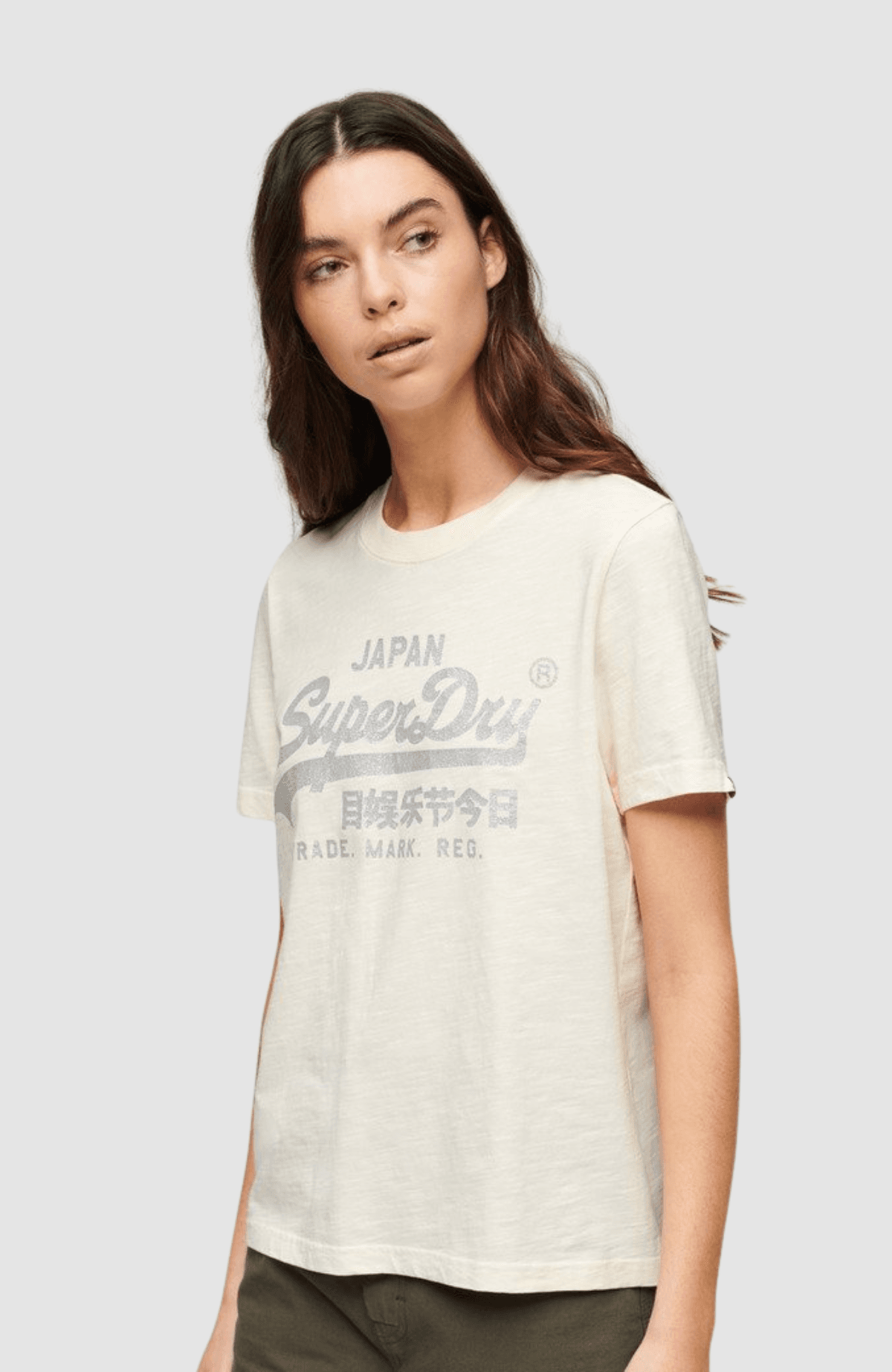 Metallic Vl Relaxed T Shirt