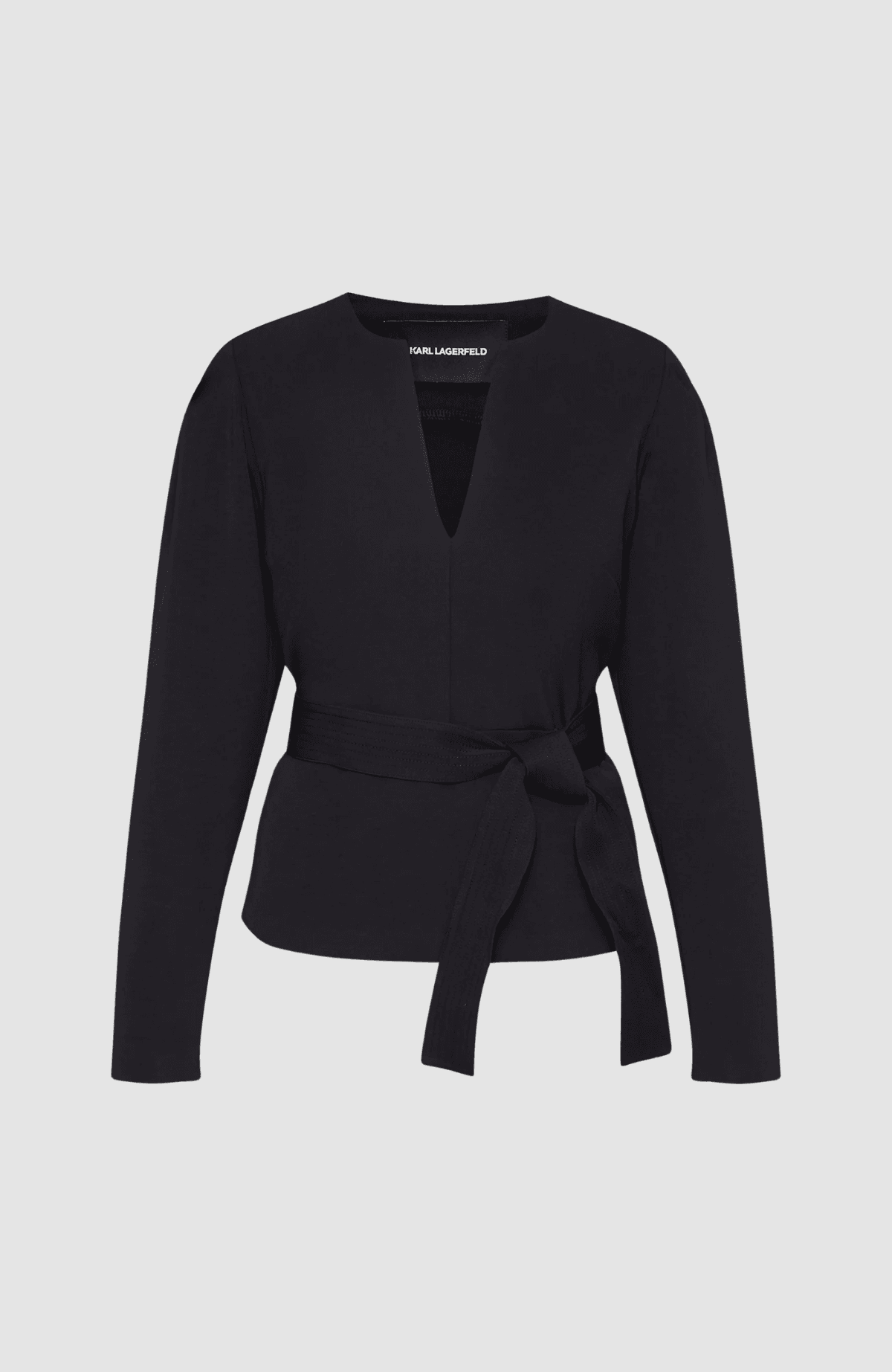 Double Jersey Vneck Sweatshirt