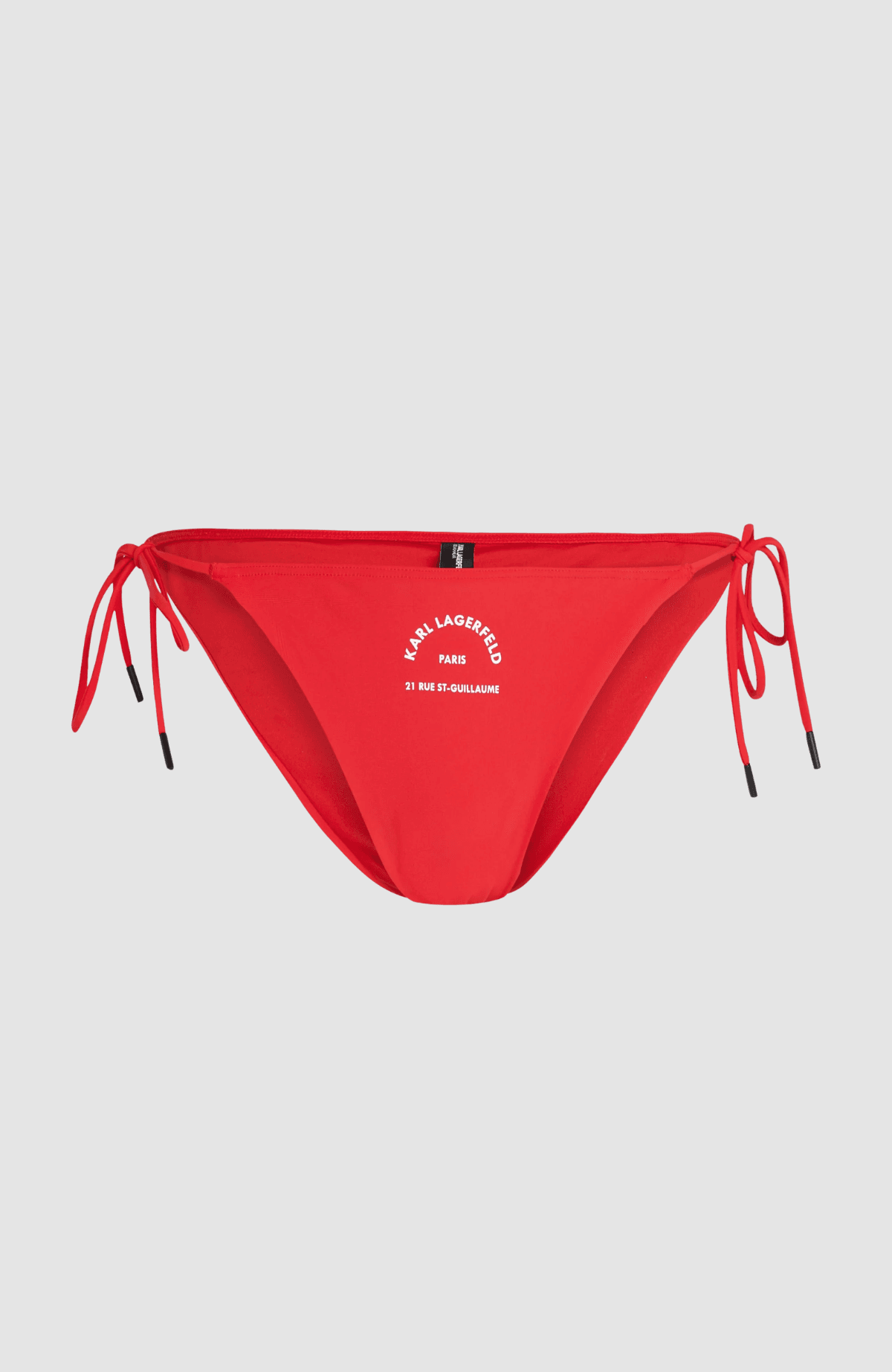 String Bikini Bottoms W/ Logo