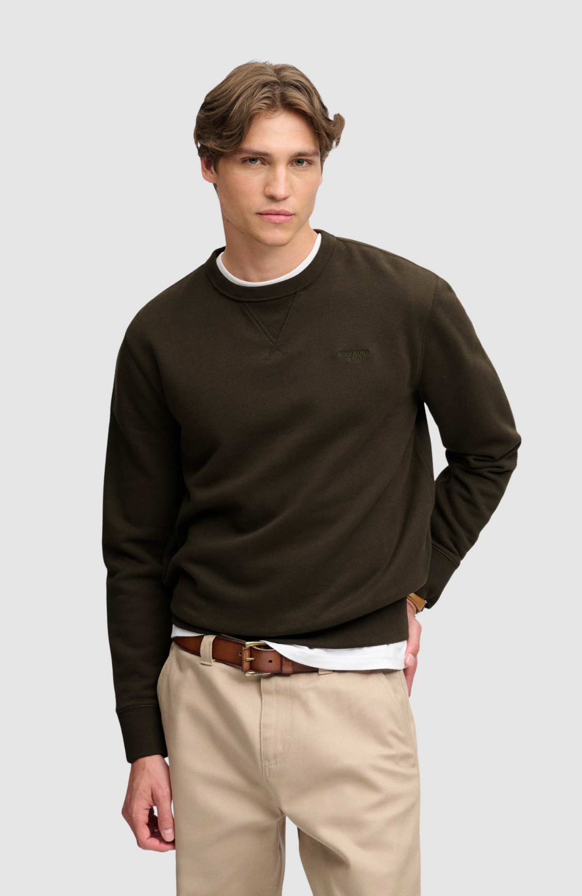 Essential Stacked Logo Crew