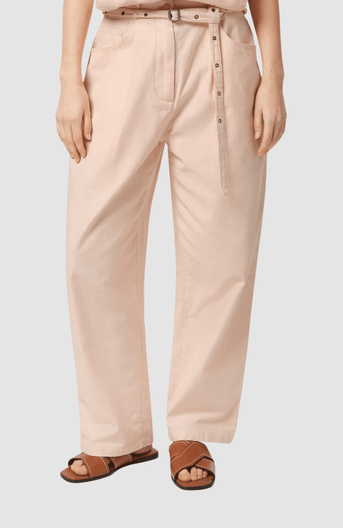 Aster high rise wide leg Cotton pant