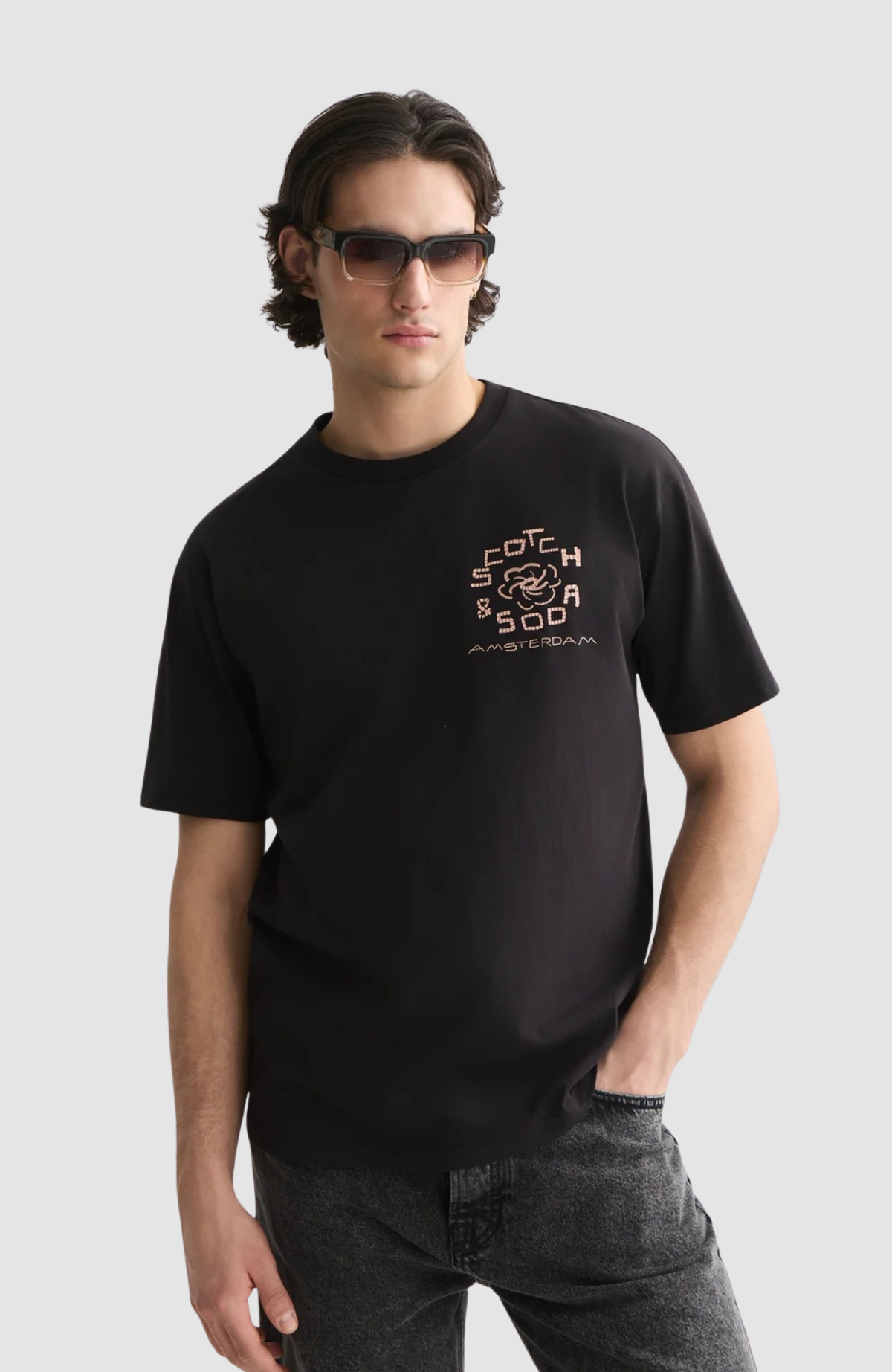 Front And Back Artwork Relaxed-Fit T-Shirt
