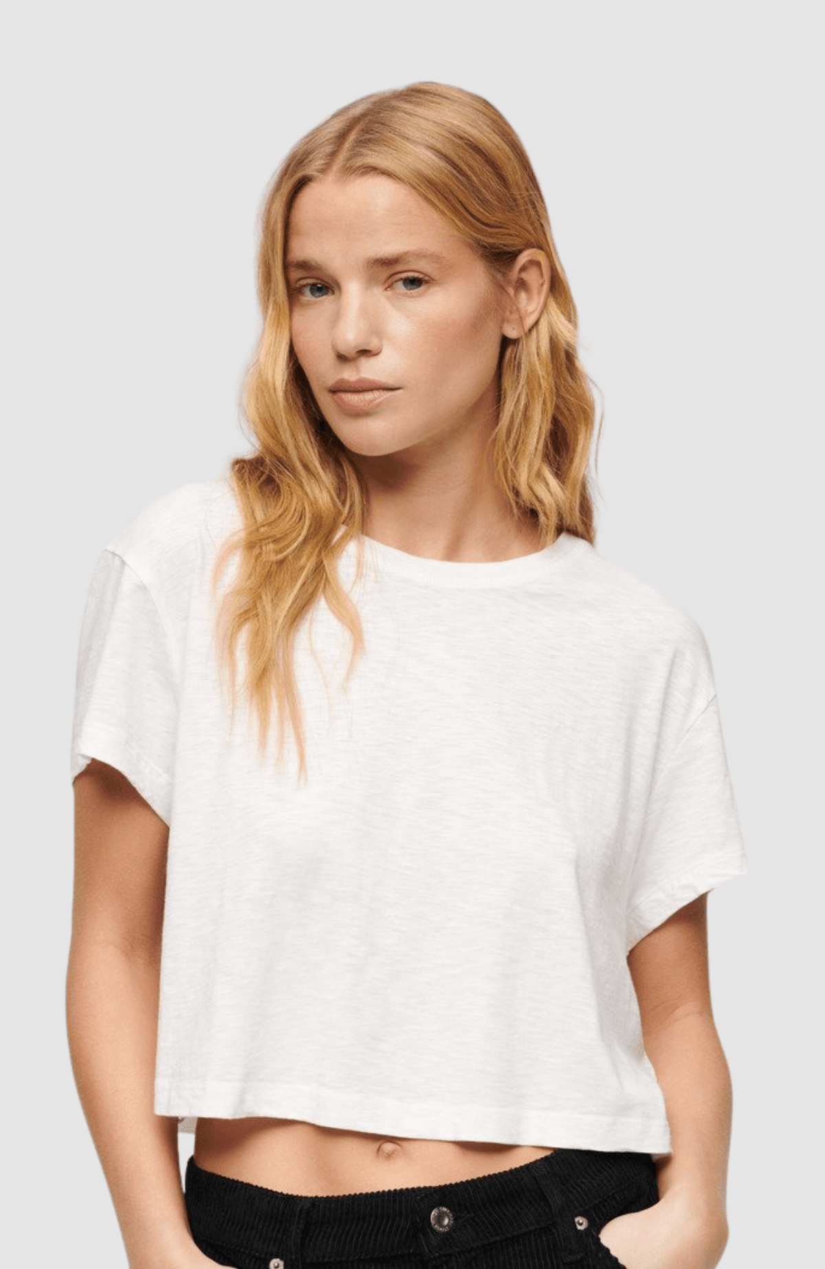 Slouchy Cropped Tee